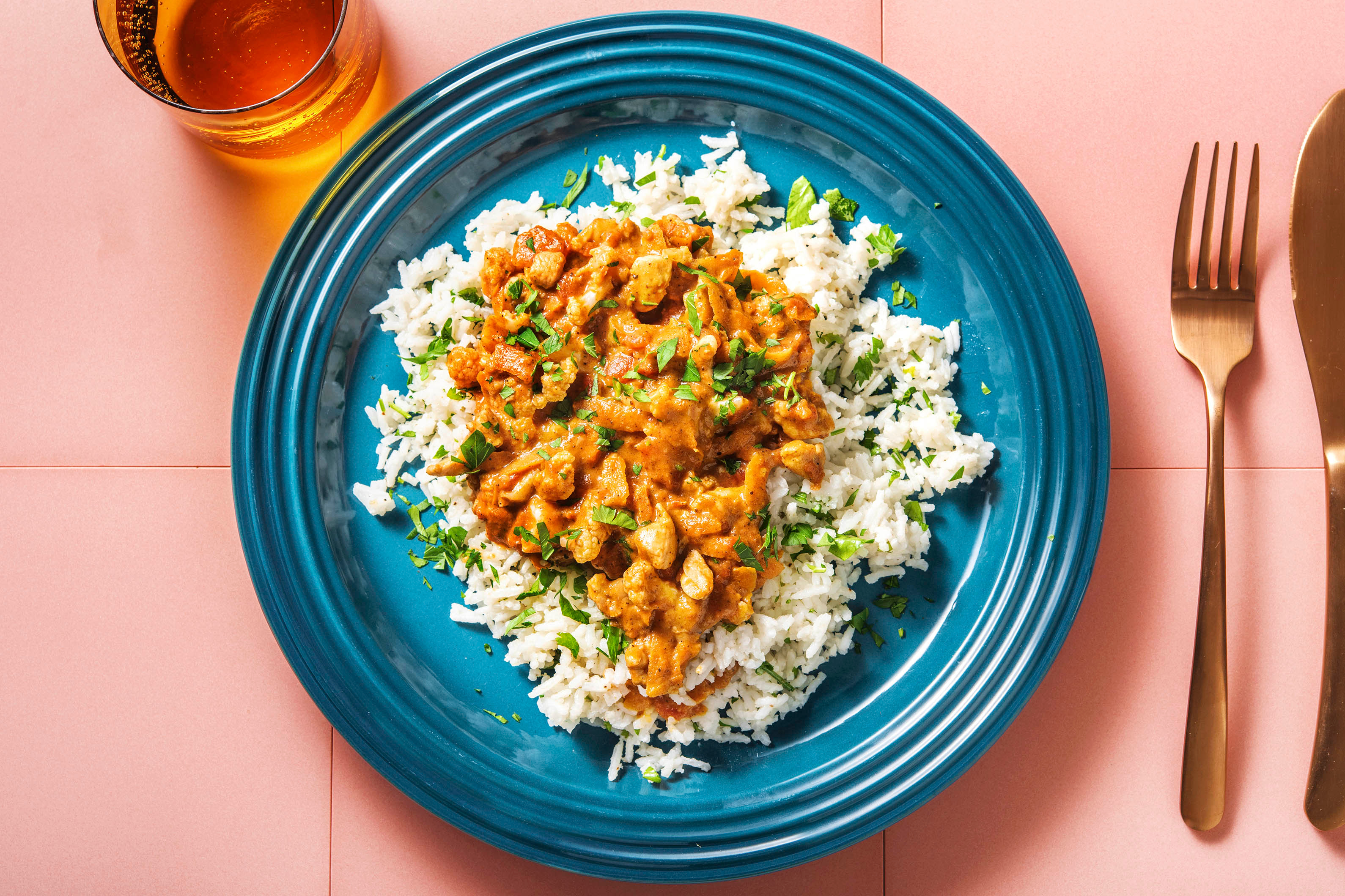 Tikka-Masala-Curry mit Hähnchen