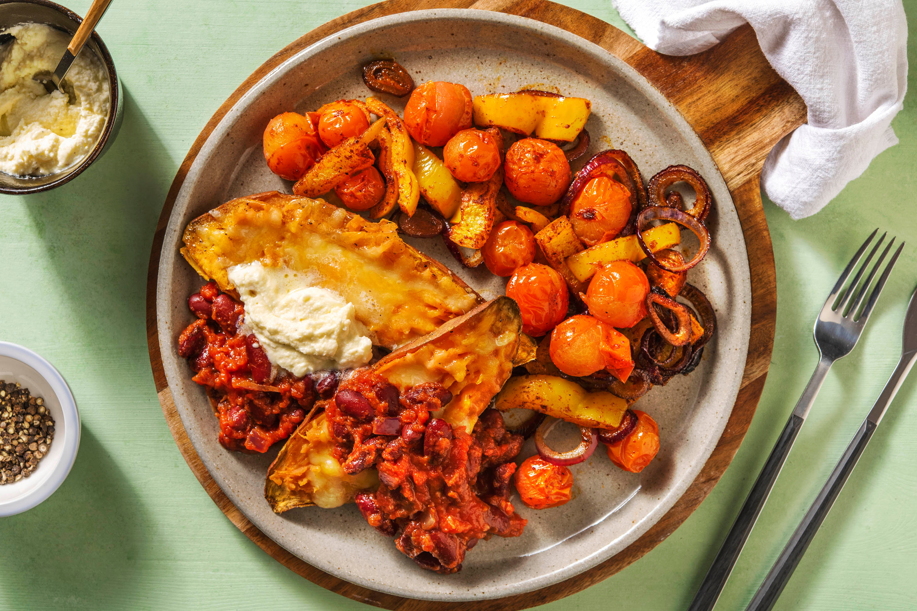 Chili-Süsskartoffel-Kumpir