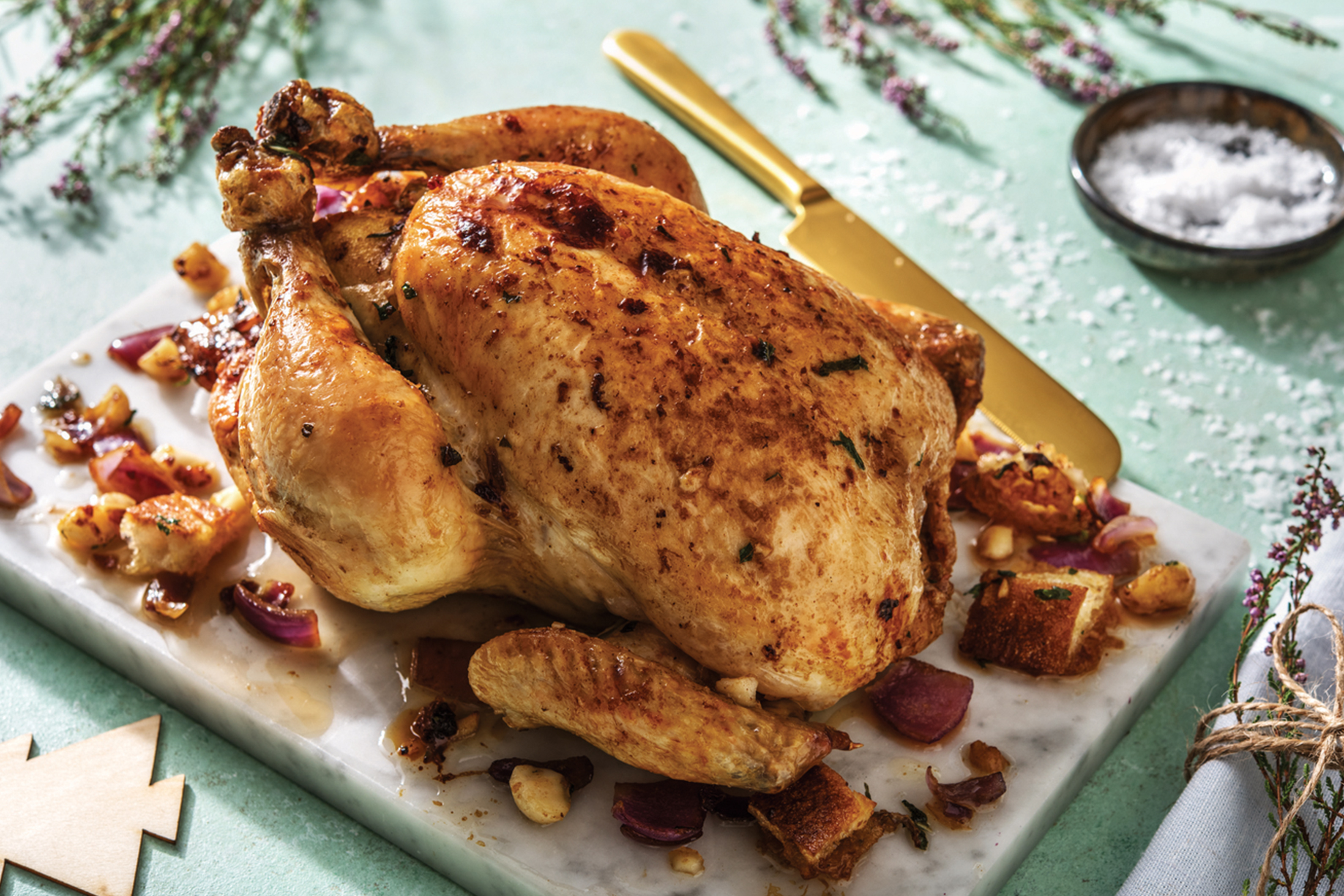 Golden Roast Chicken