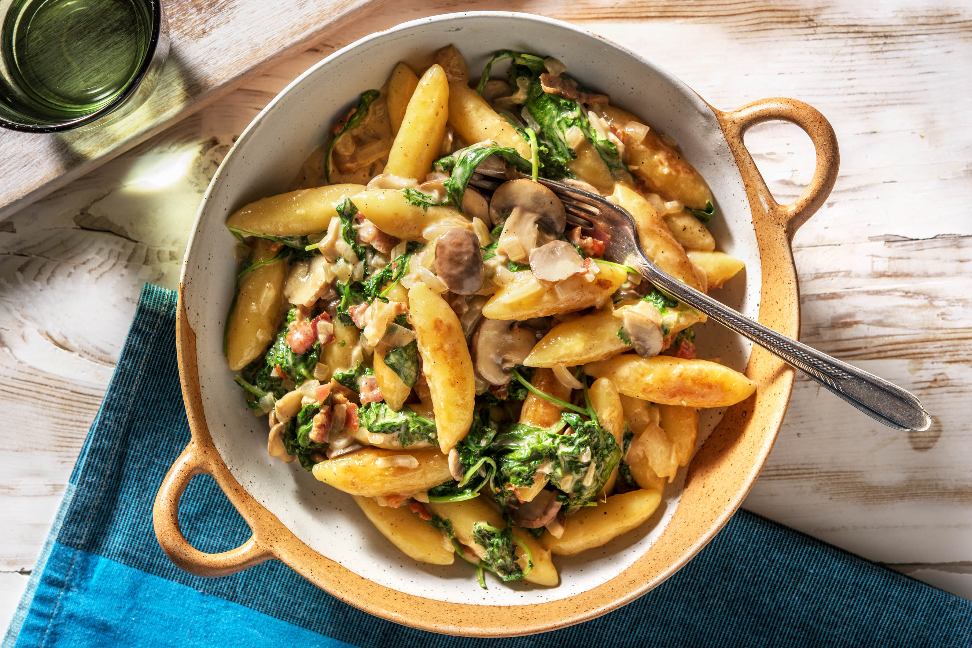 Winterliche Federkohl-Schupfnudel-Pfanne