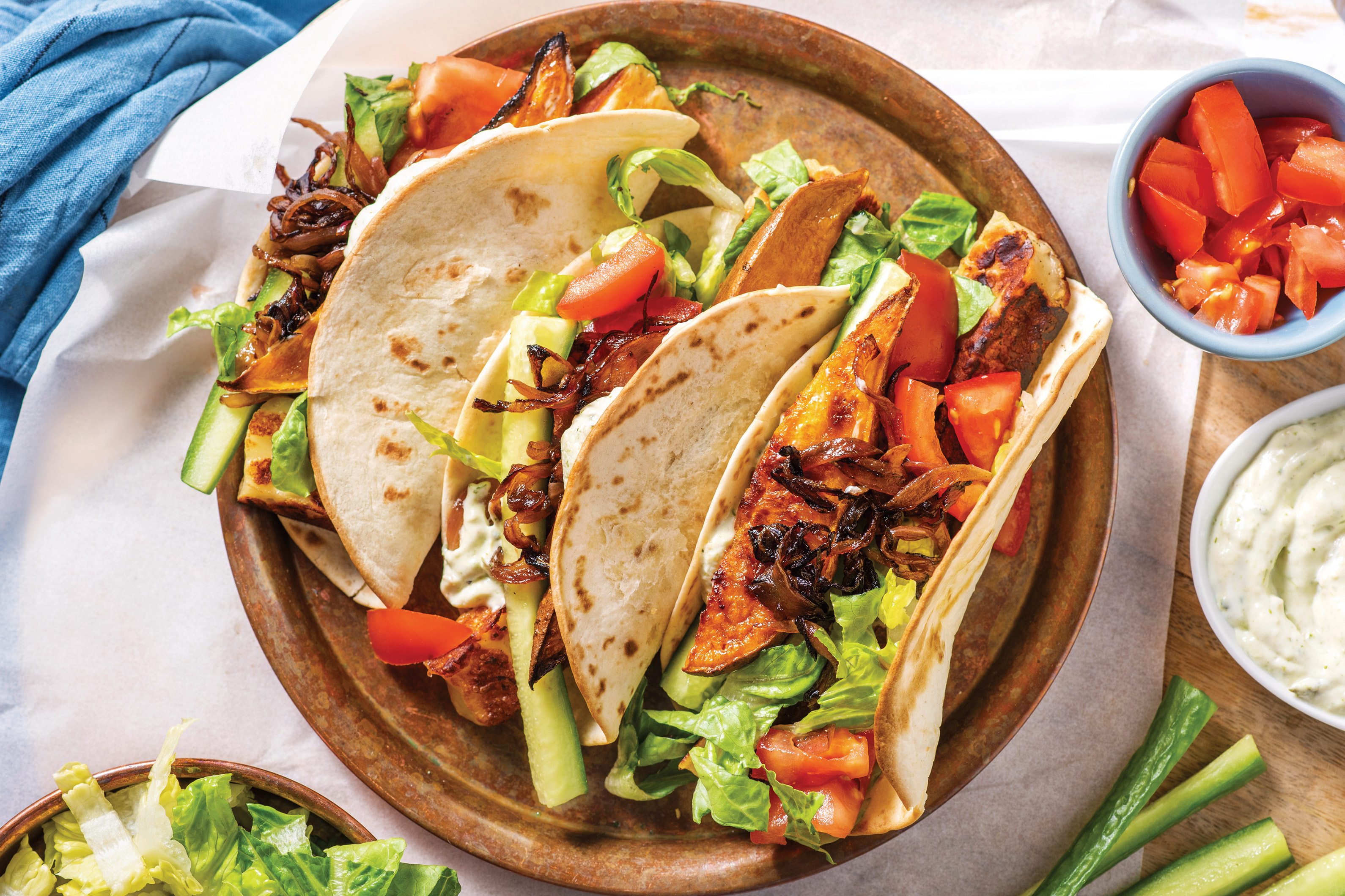 Haloumi & Sweet Potato Tacos