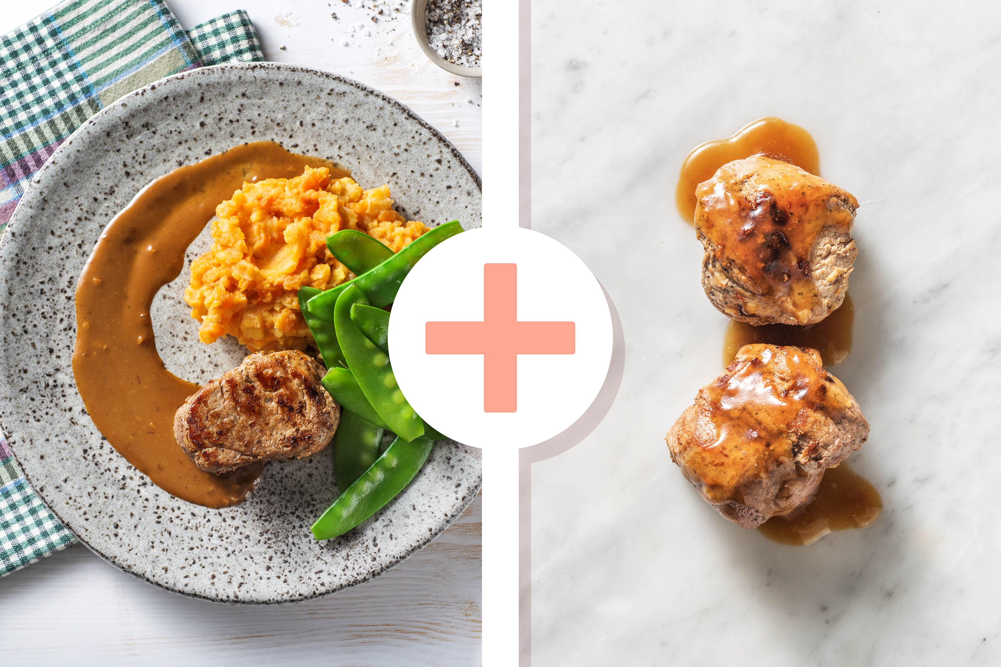 Double protein - Double portion de filet mignon et jus de viande maison