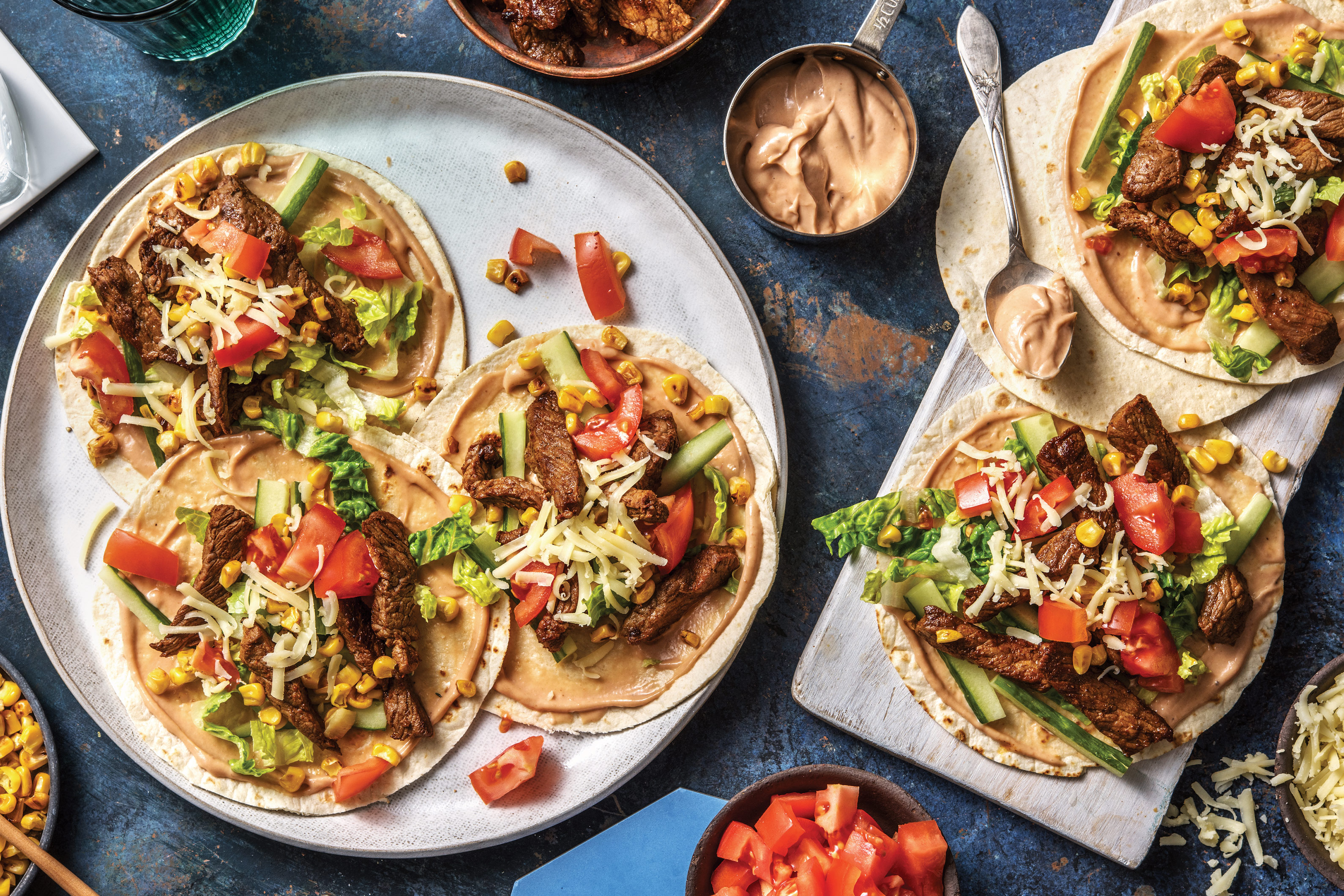 American BBQ Beef Tacos