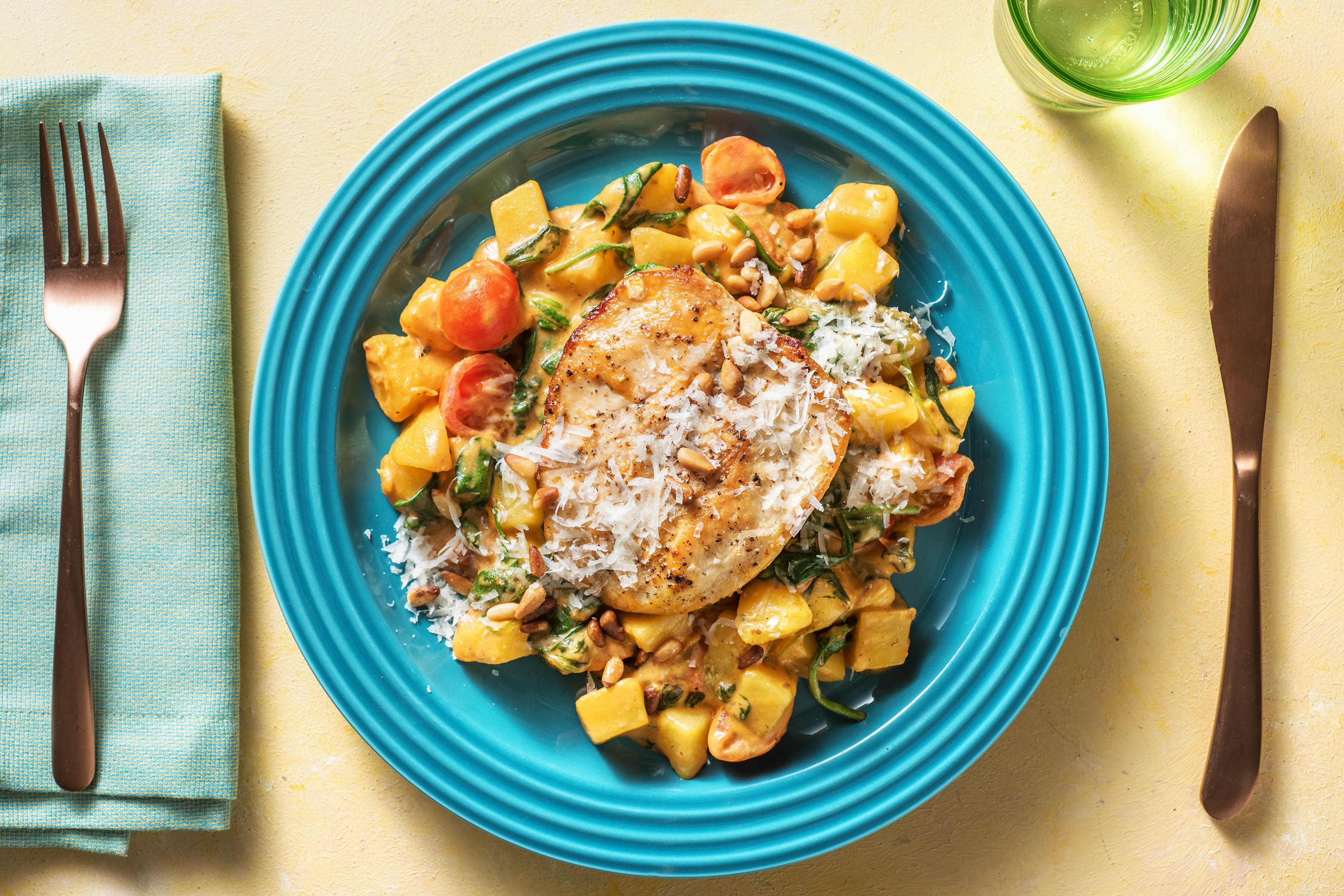 Gebratene Hähnchenbrust