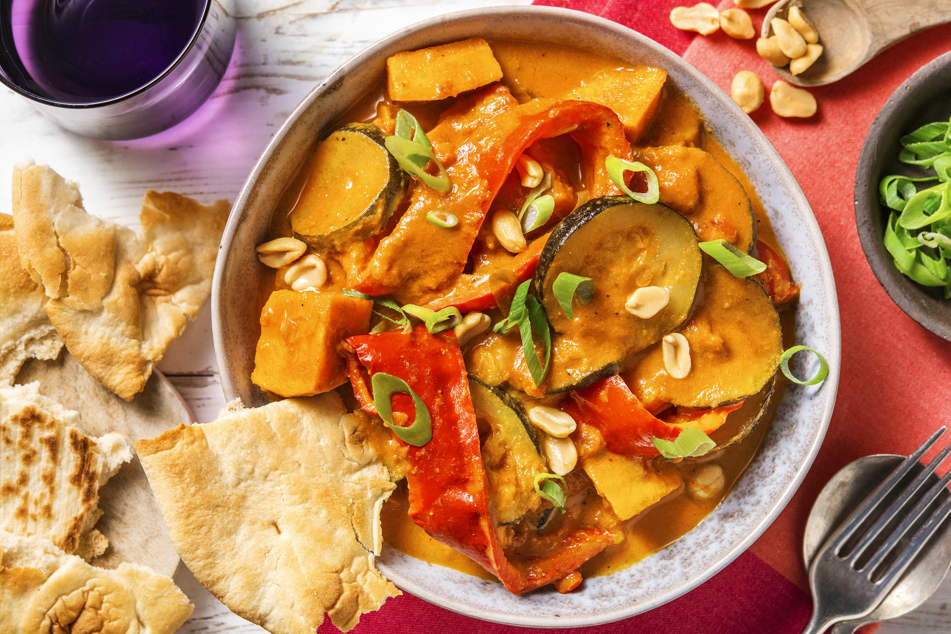 Veganes Süßkartoffelcurry