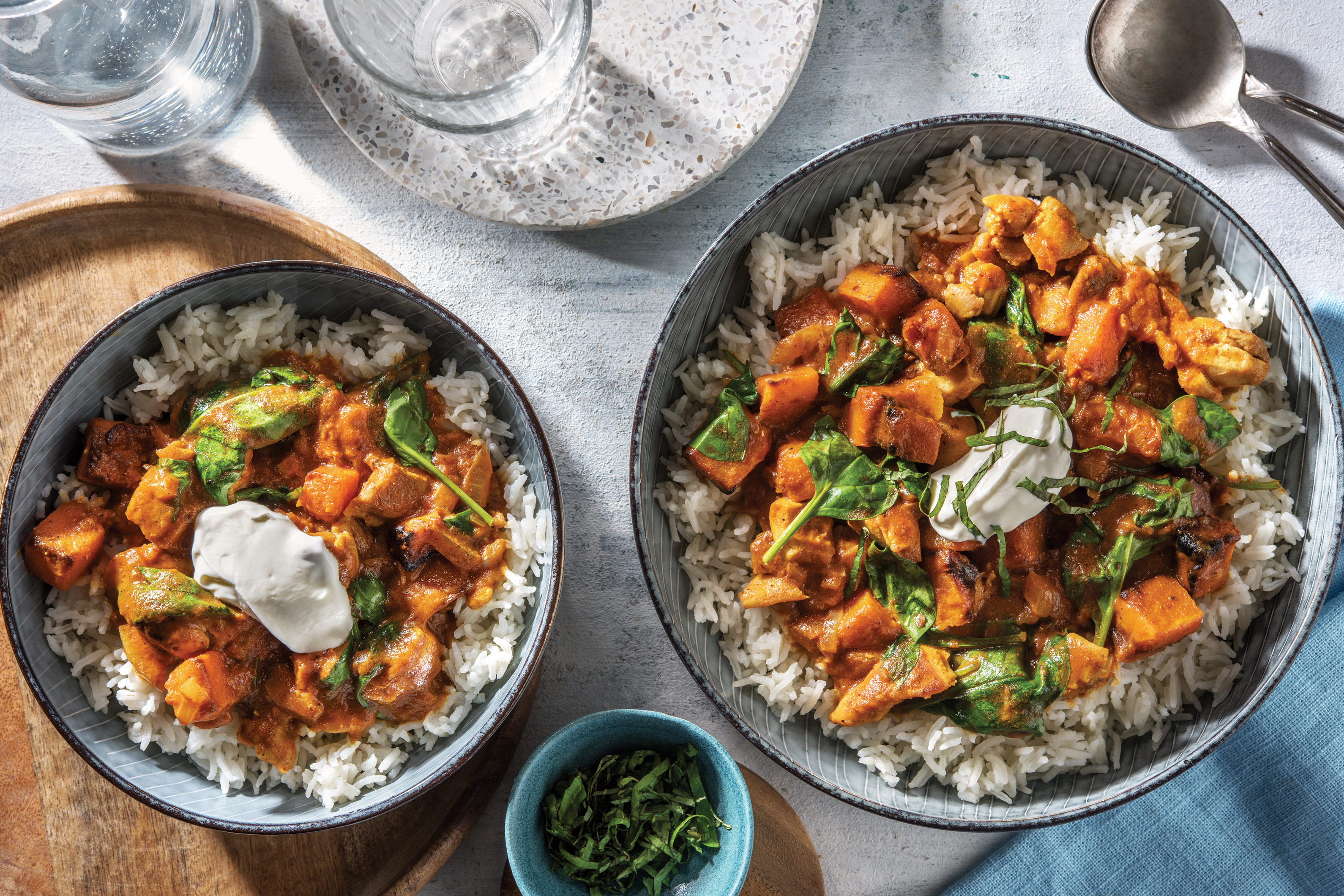 Indian Chicken & Roast Pumpkin Curry