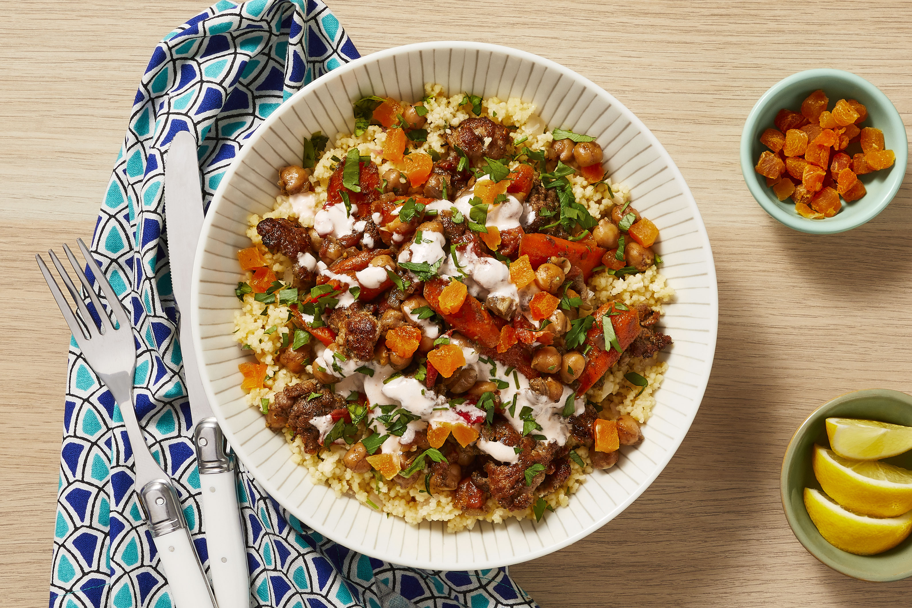 Moroccan Pork Sausage Tagine