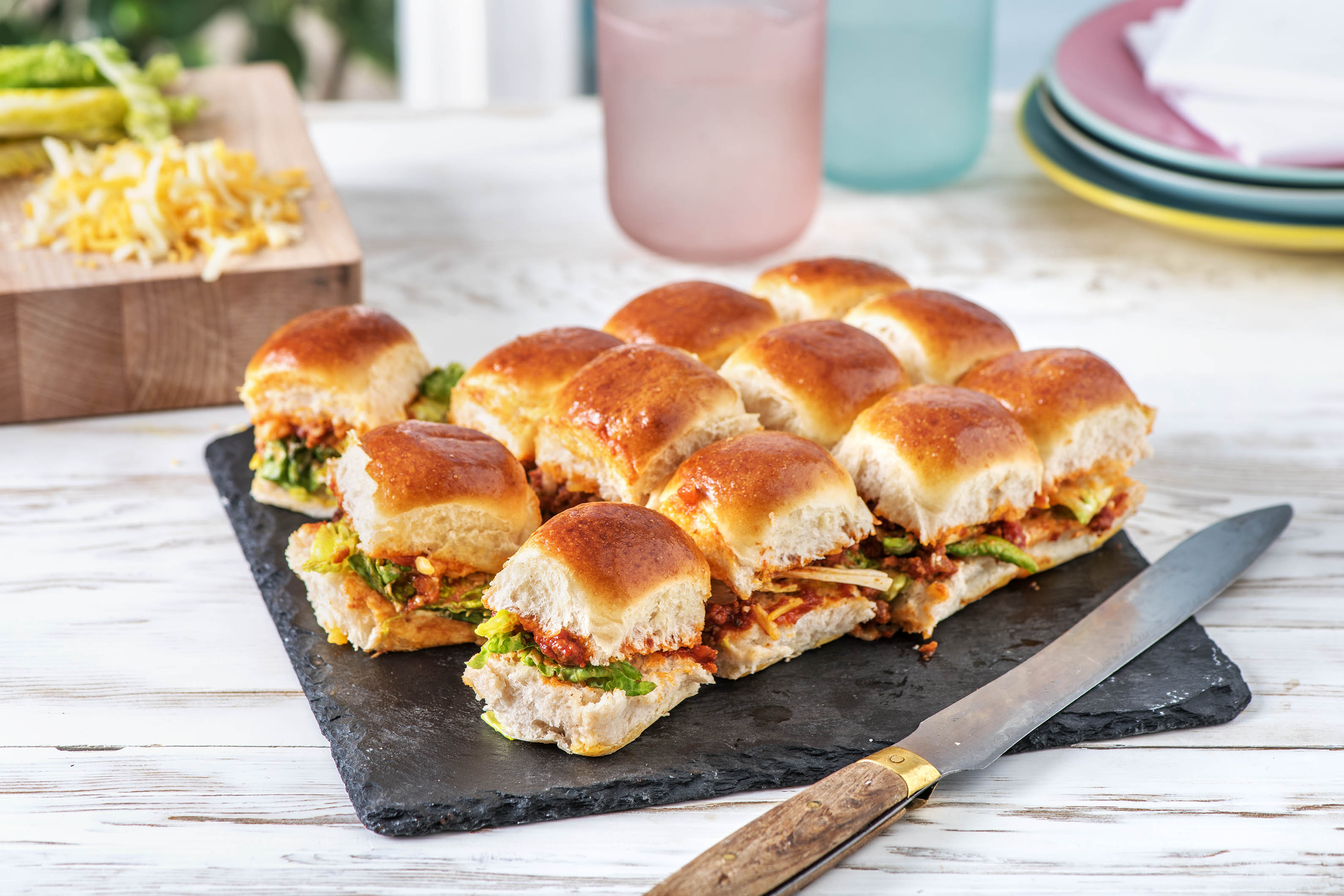 Sloppy Joes! Miniburger mit Hack und Käse