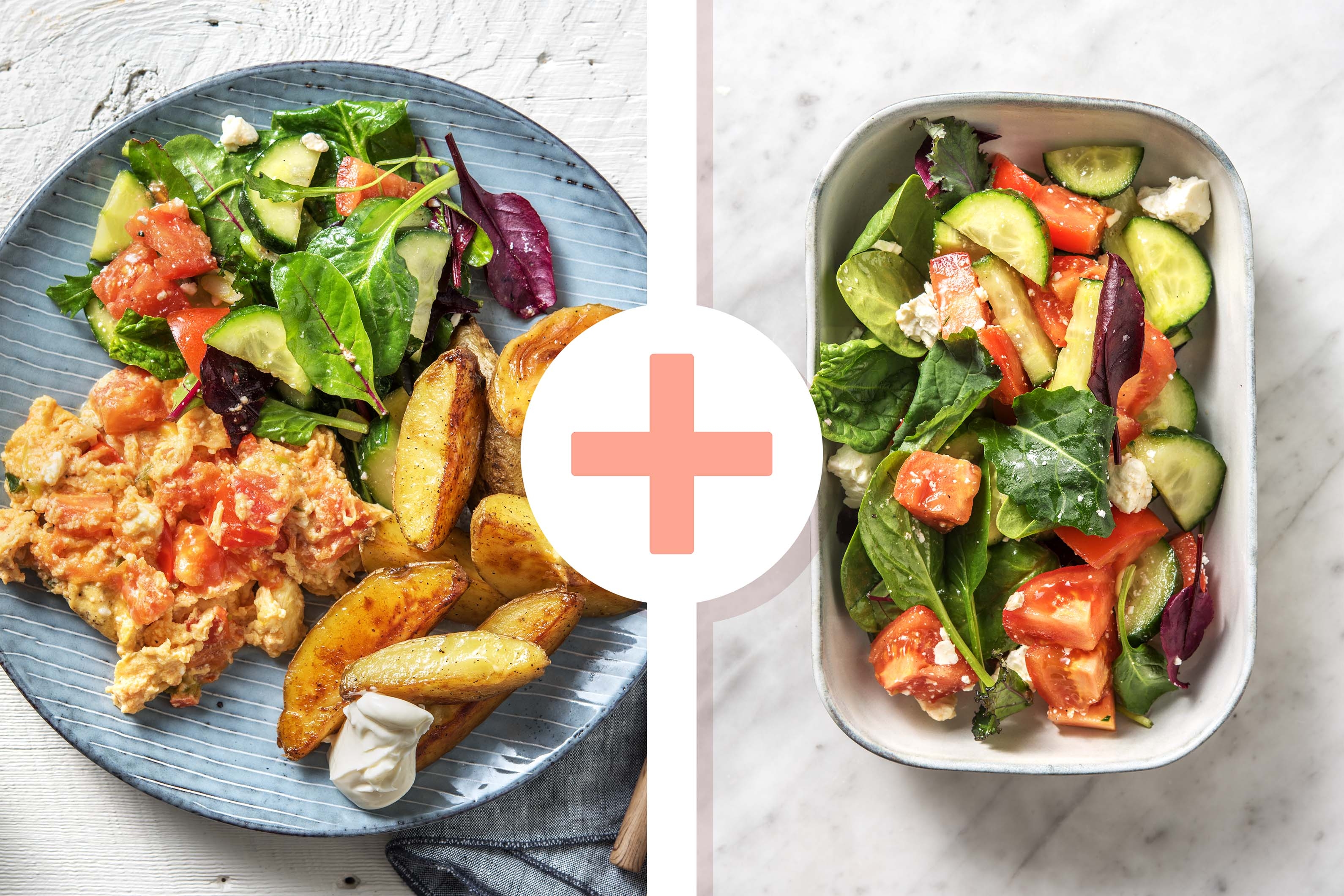 Œufs brouillés garnis