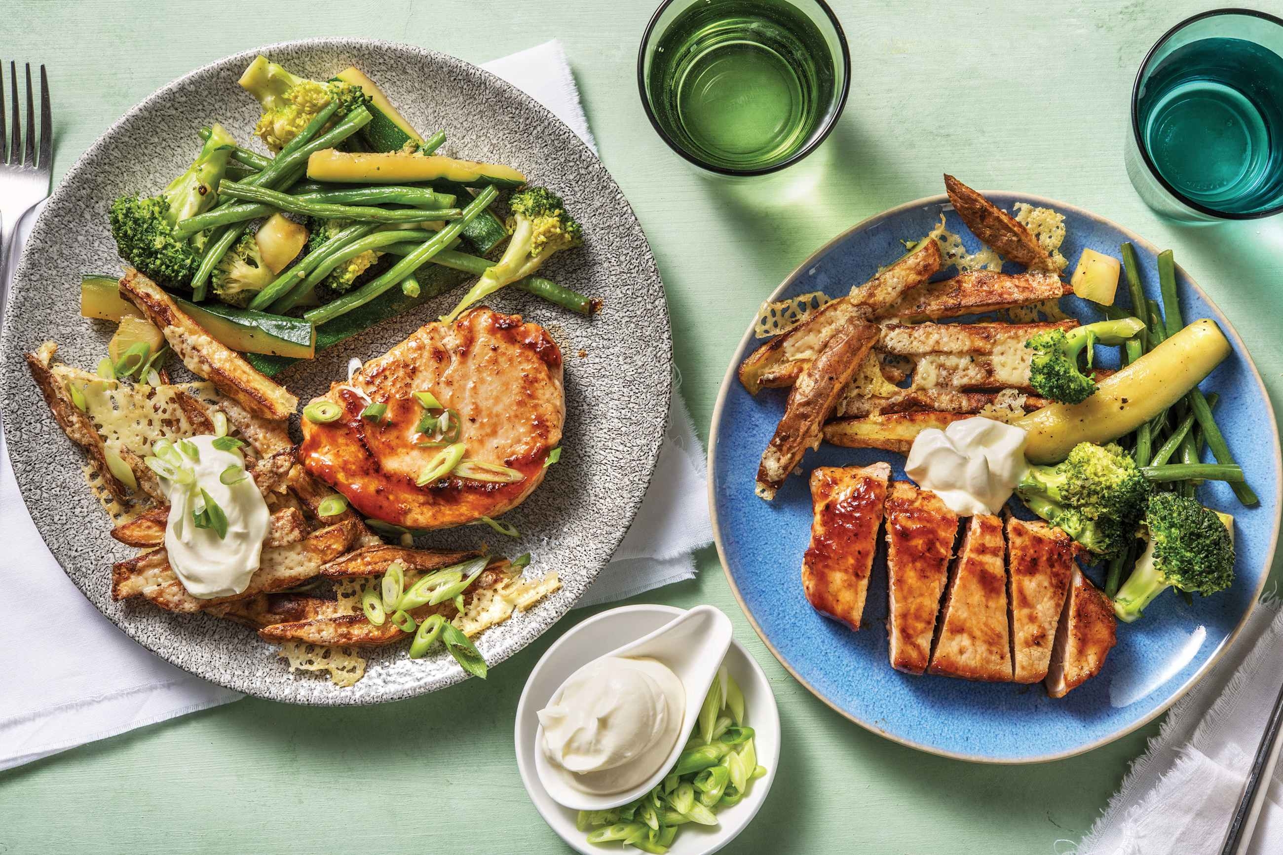 BBQ Pork & Loaded Cheesy Fries