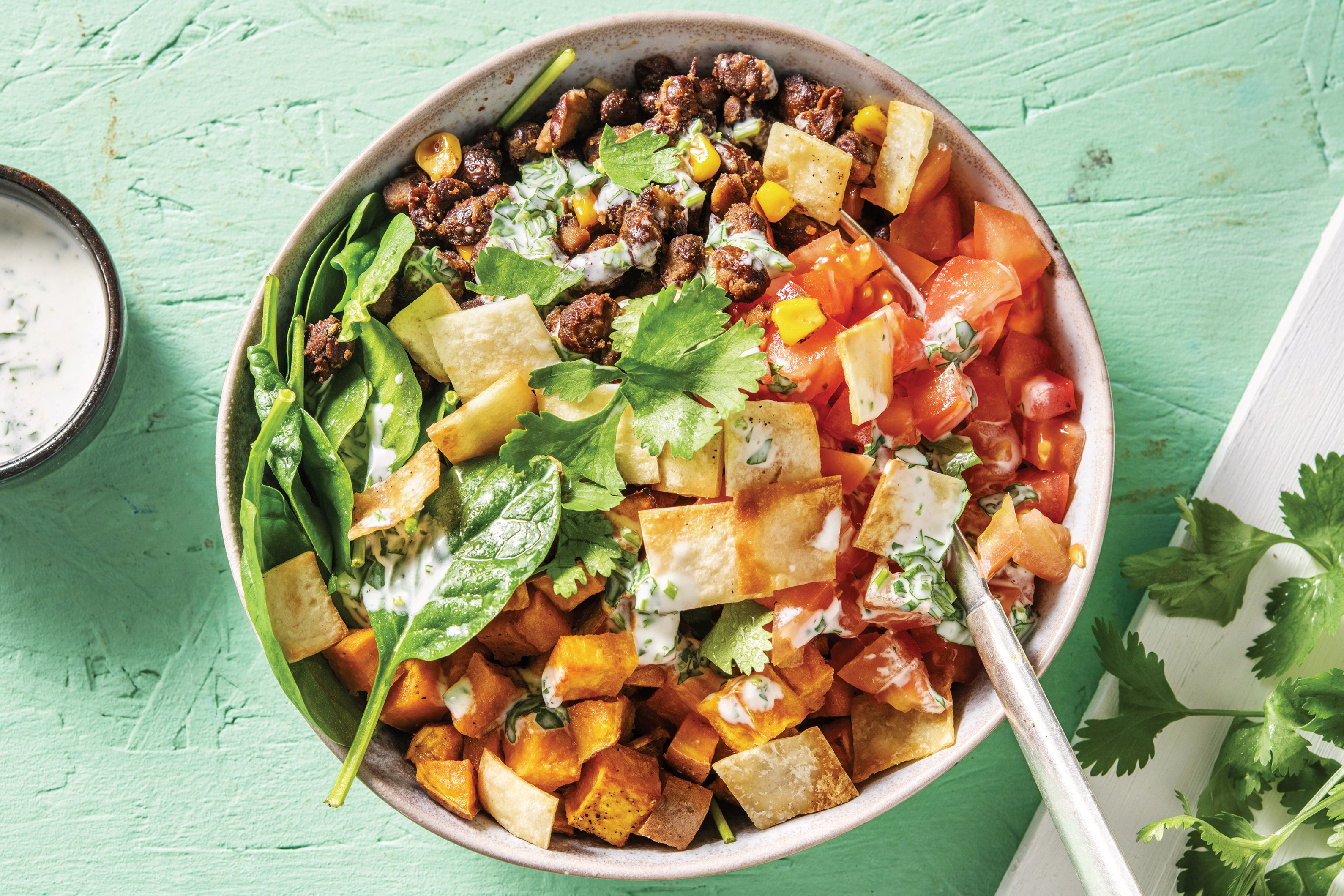 Mexican Black Bean & Kumara Salad
