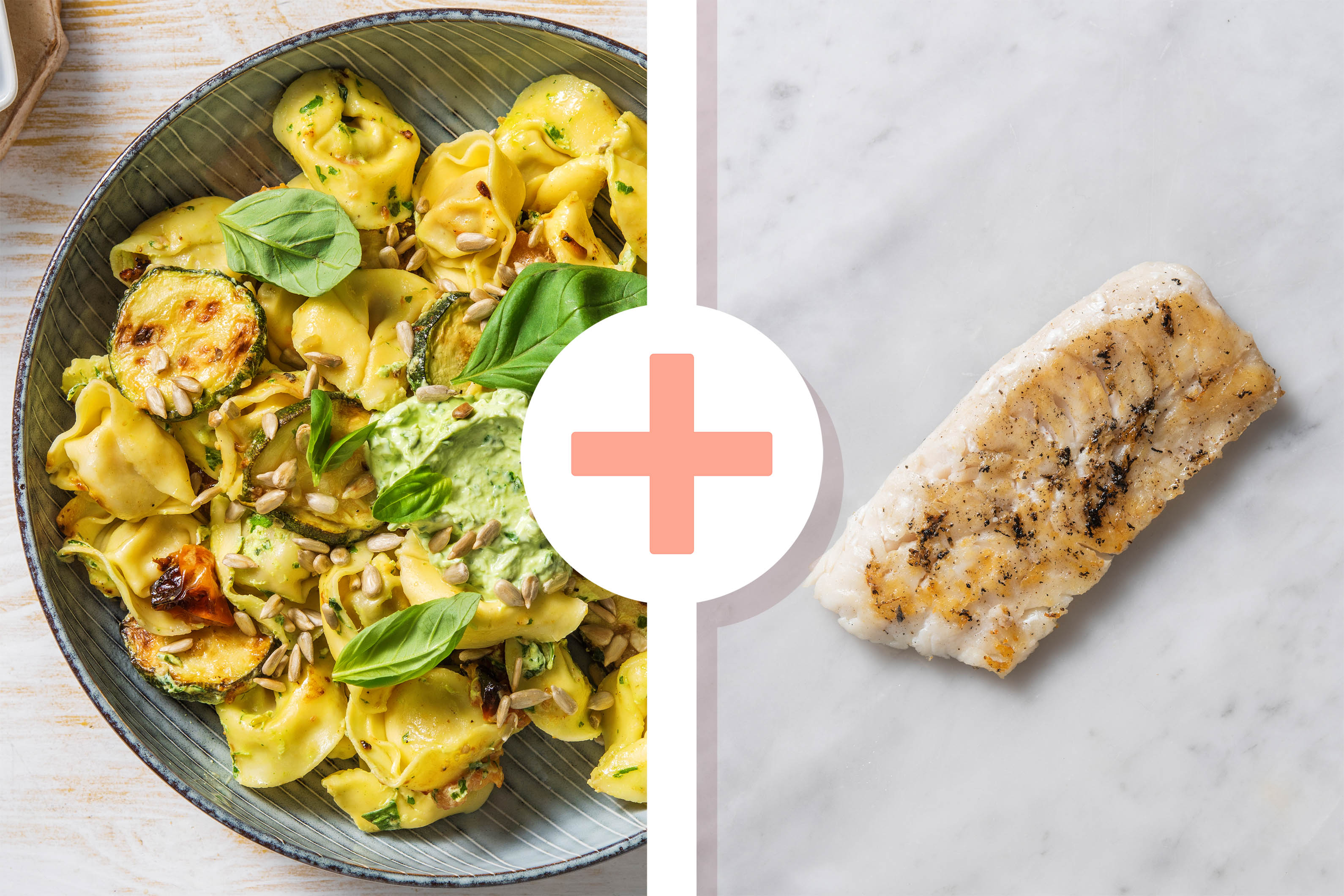 Tortellini mit extra Schellfischfilet