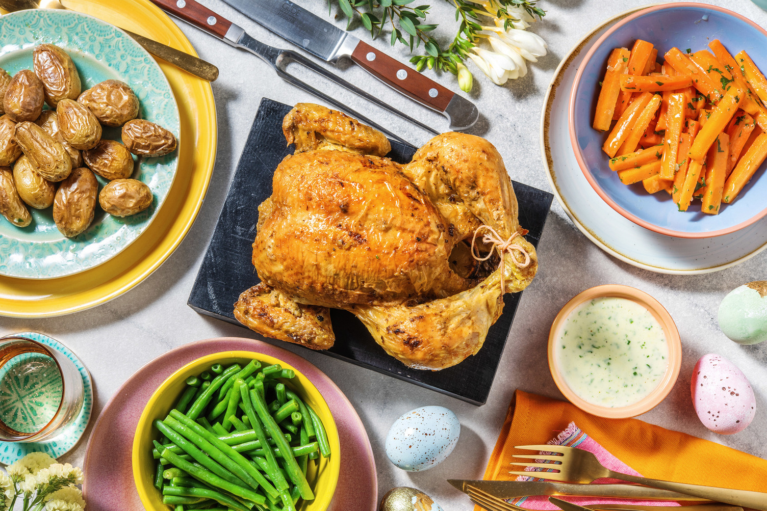 Für Ostern: Zitronige Maispoularde