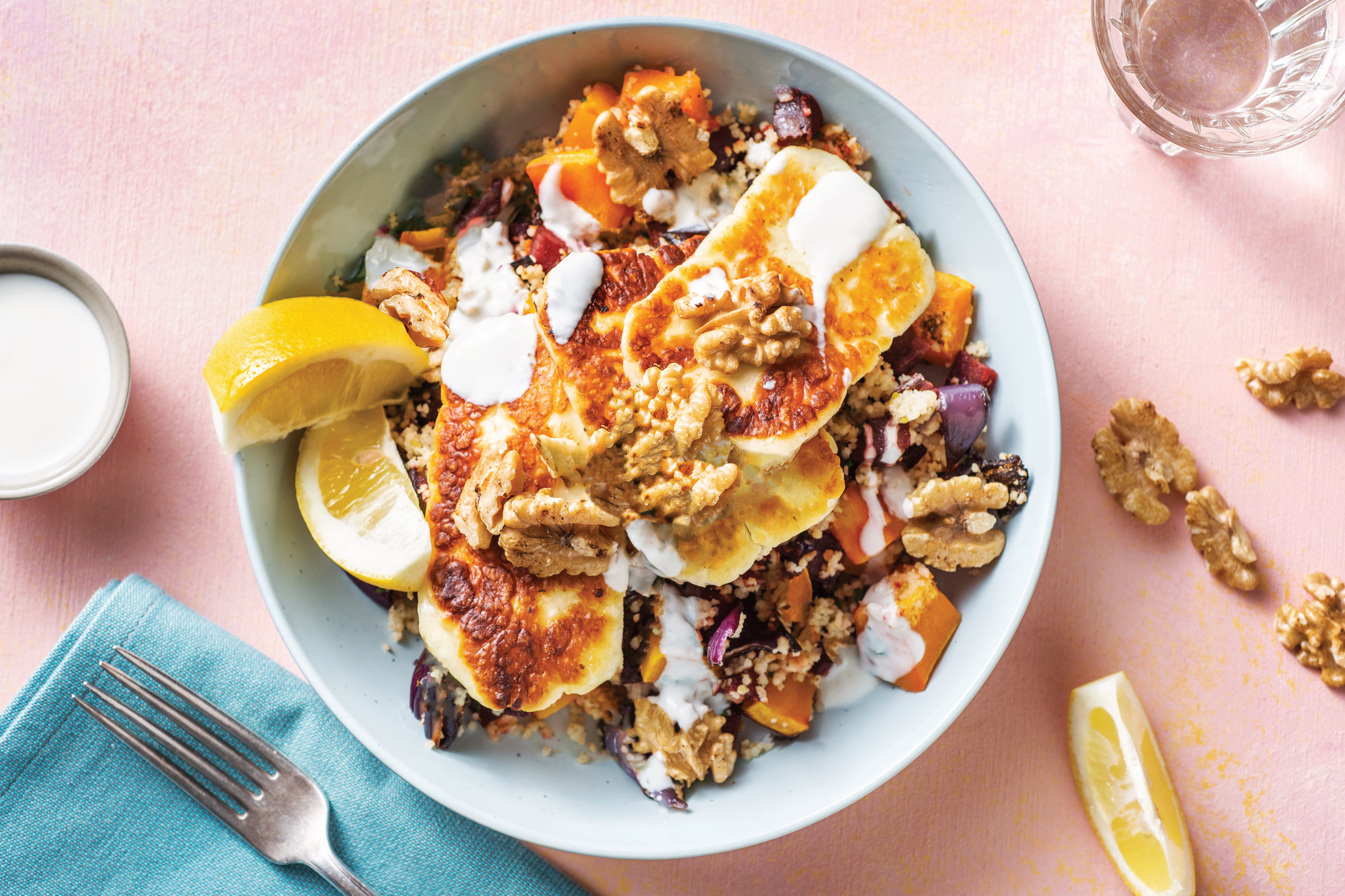 Haloumi & Dukkah Couscous Bowl