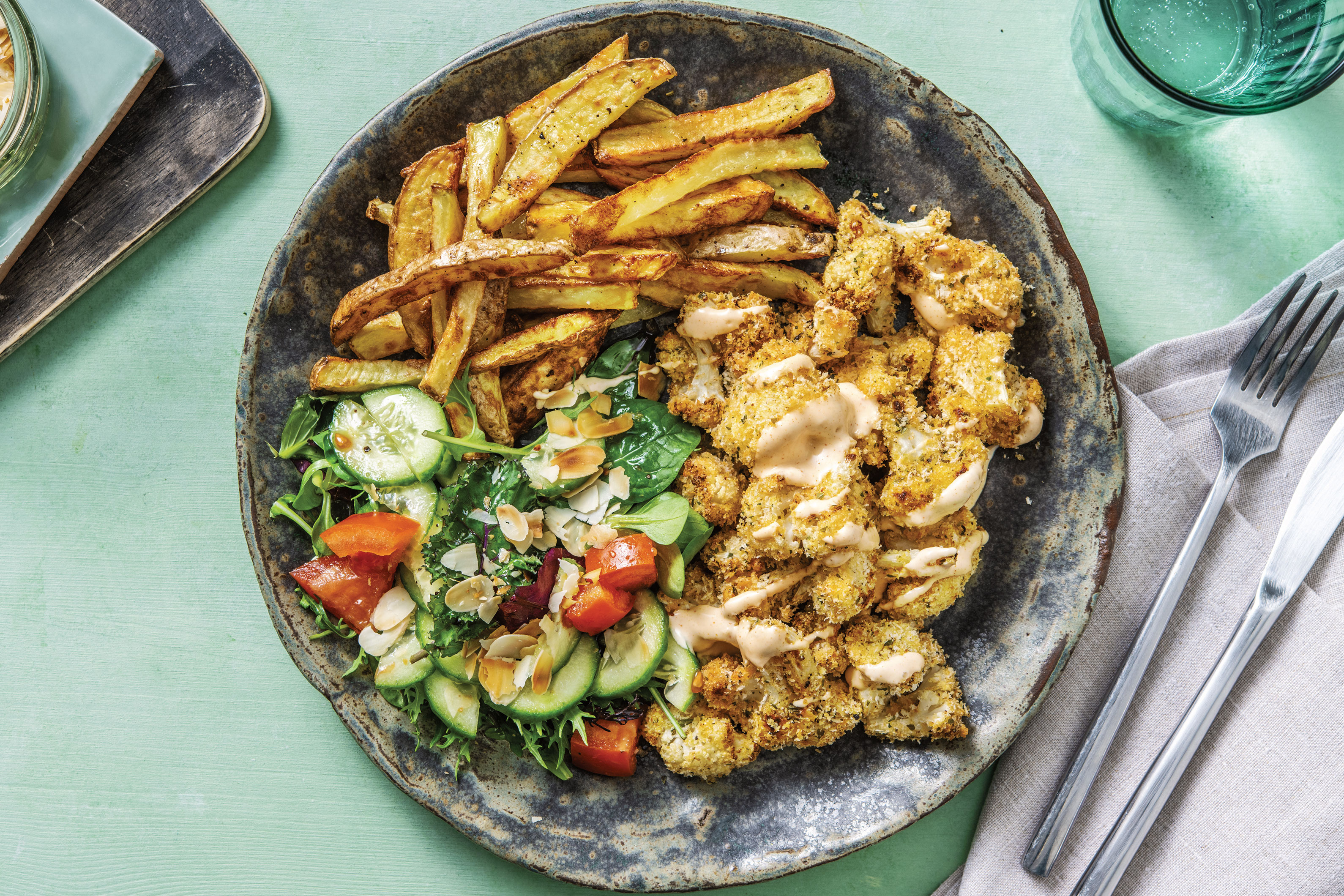 Smokey Parmesan-Crumbed Cauliflower