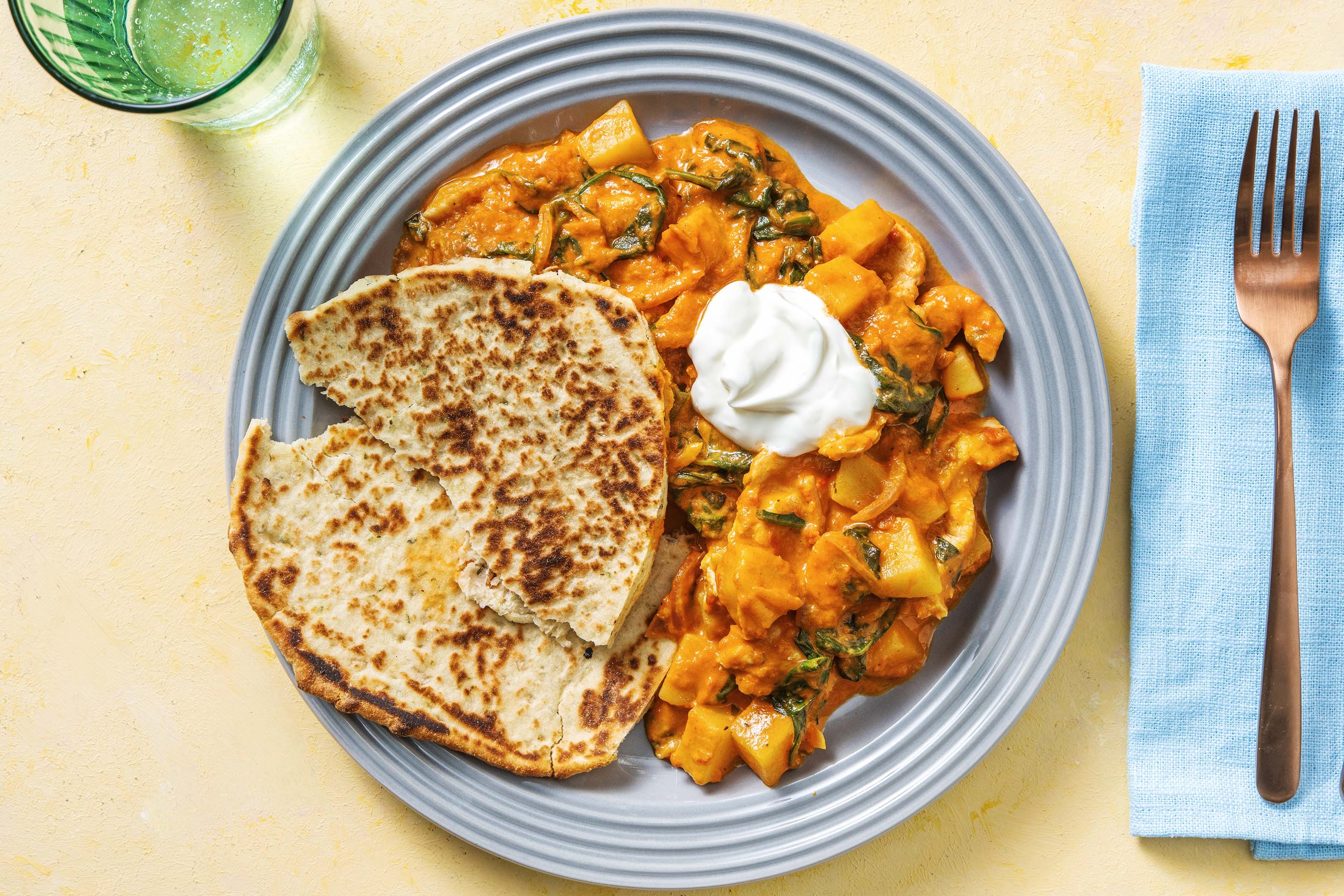 Indisches Hähnchen-Tikka-Curry