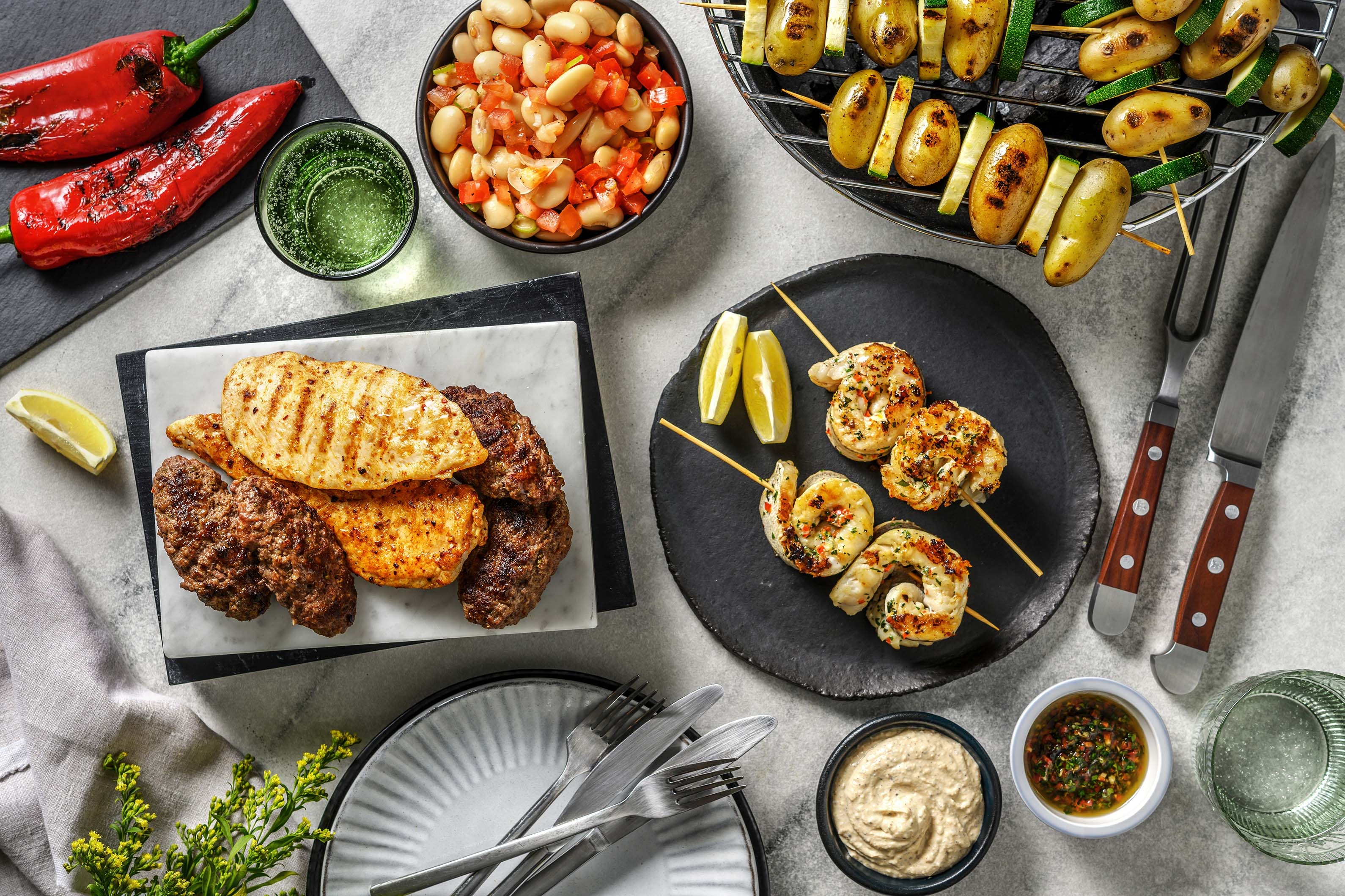 Nordafrikanische Grillplatte