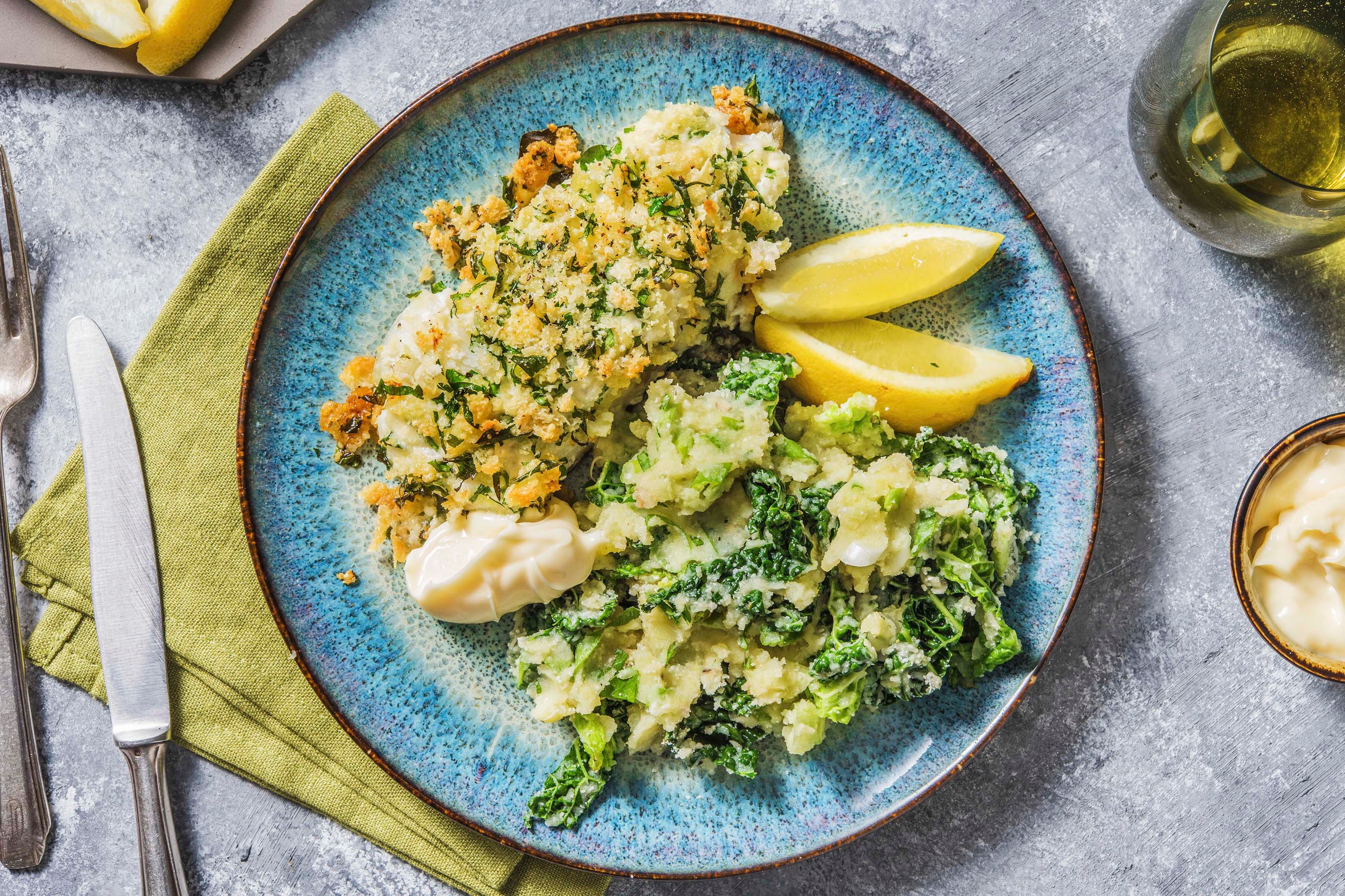 Cheesy Crusted Cod