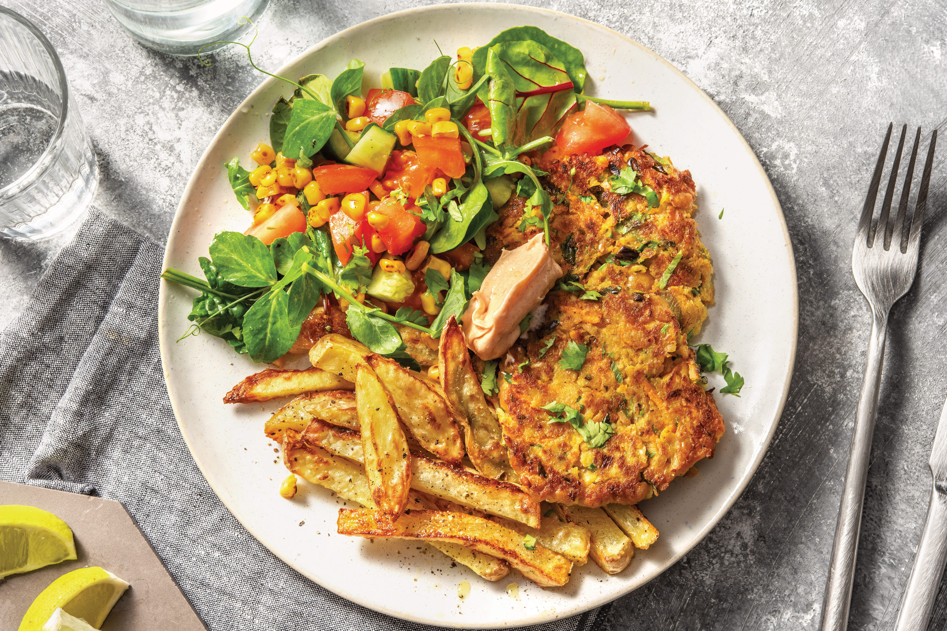 Mexican Chickpea Patties