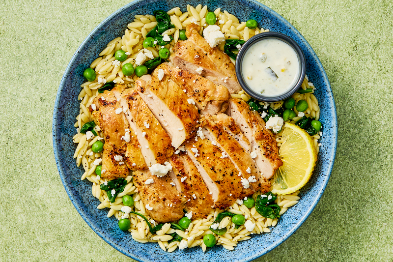 Poitrines de poulet bio rôties au poivre au citron