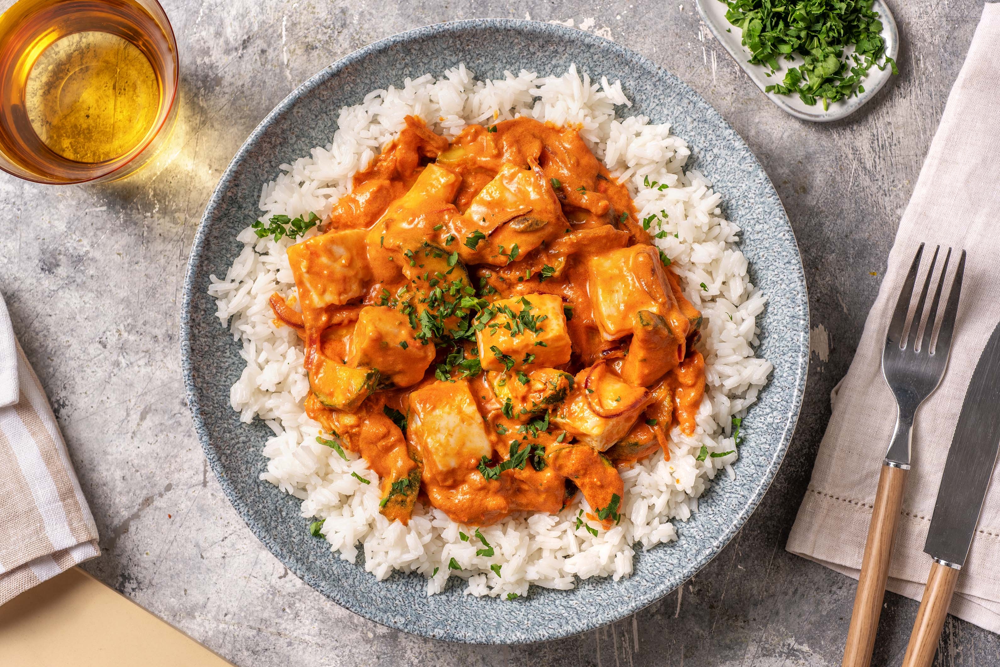 Indisches Fisch-Joghurt-Curry