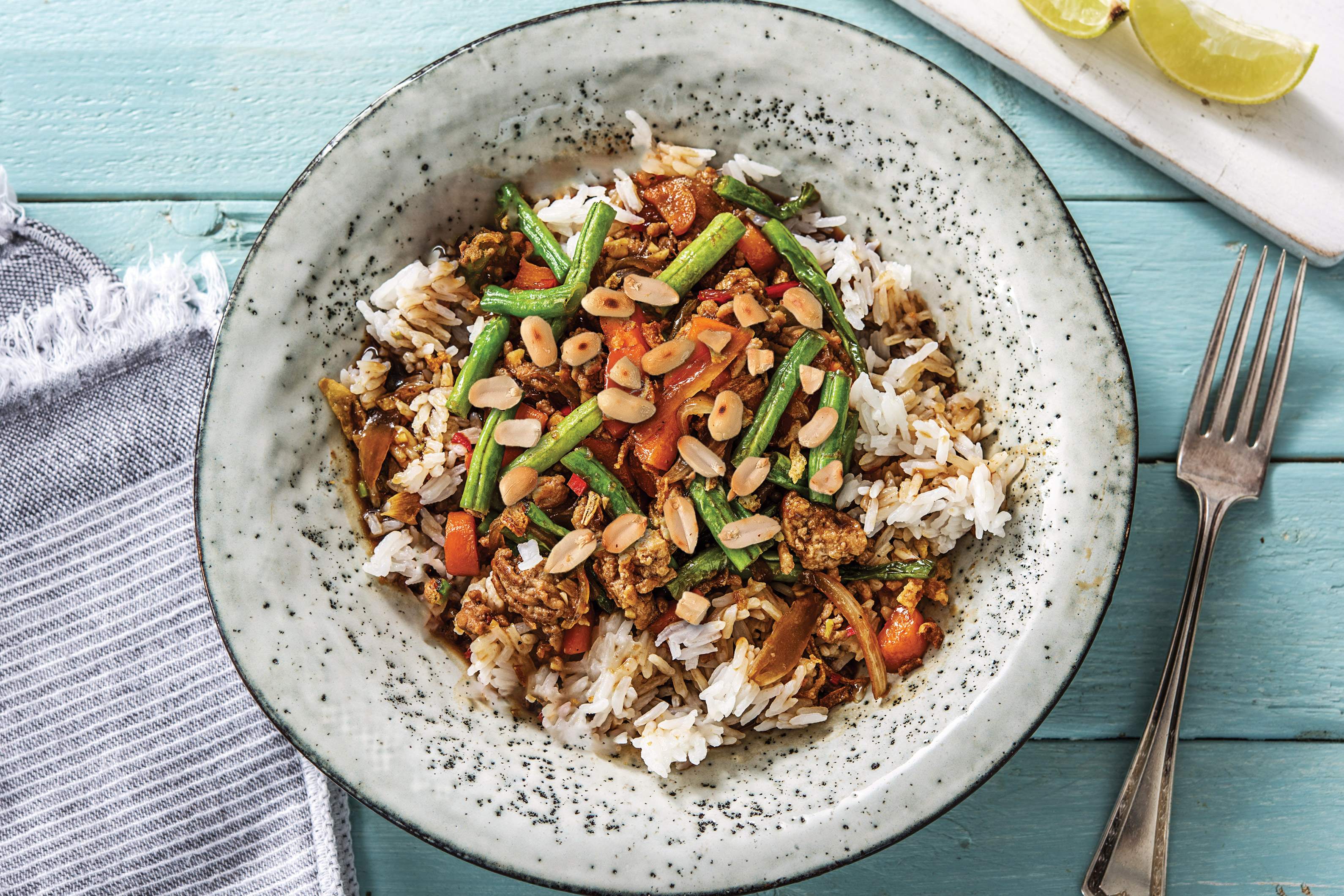 Ginger Pork & Green Bean Stir-Fry