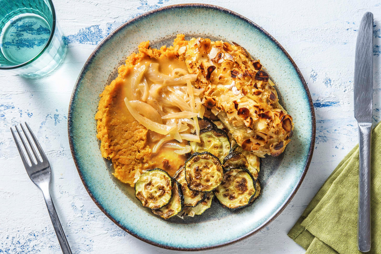 Hähnchenbrust mit Mandelpanade