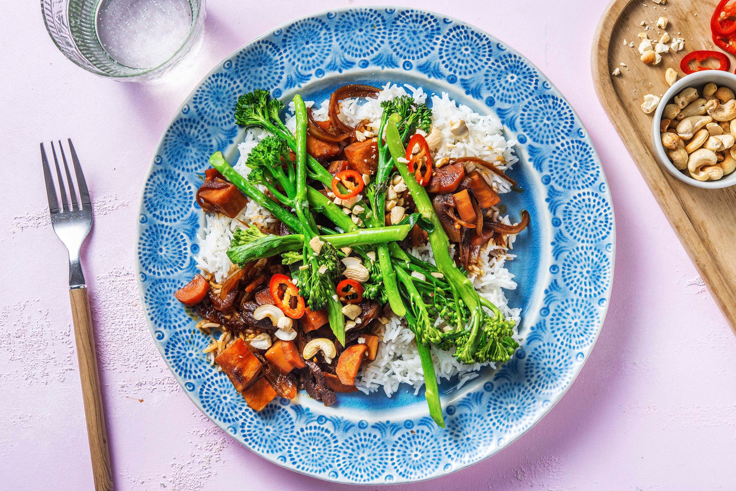 Veganer Süßkartoffeleintopf mit Pflaumen