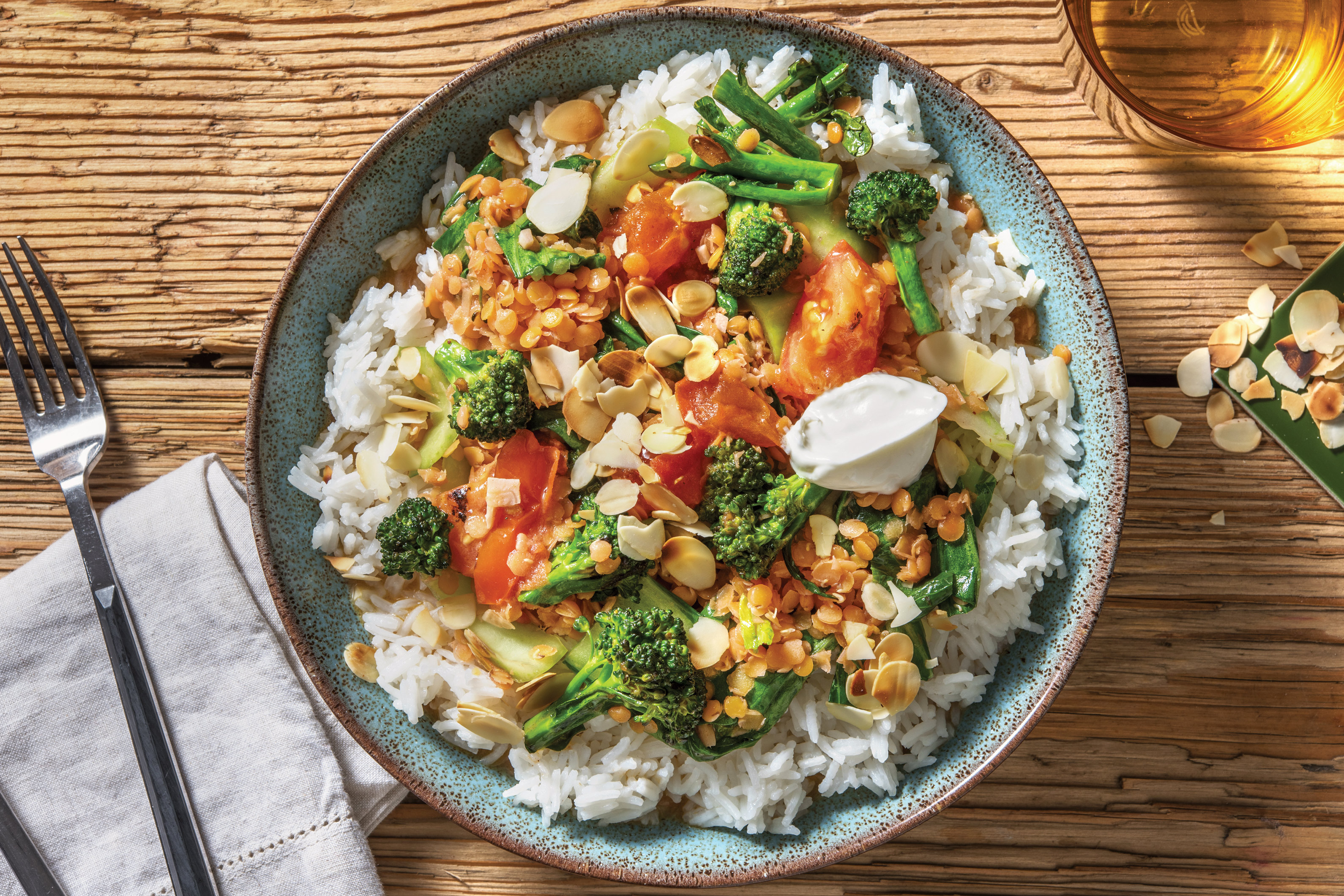 Creamy Red Lentil, Veggie & Coconut Dhal