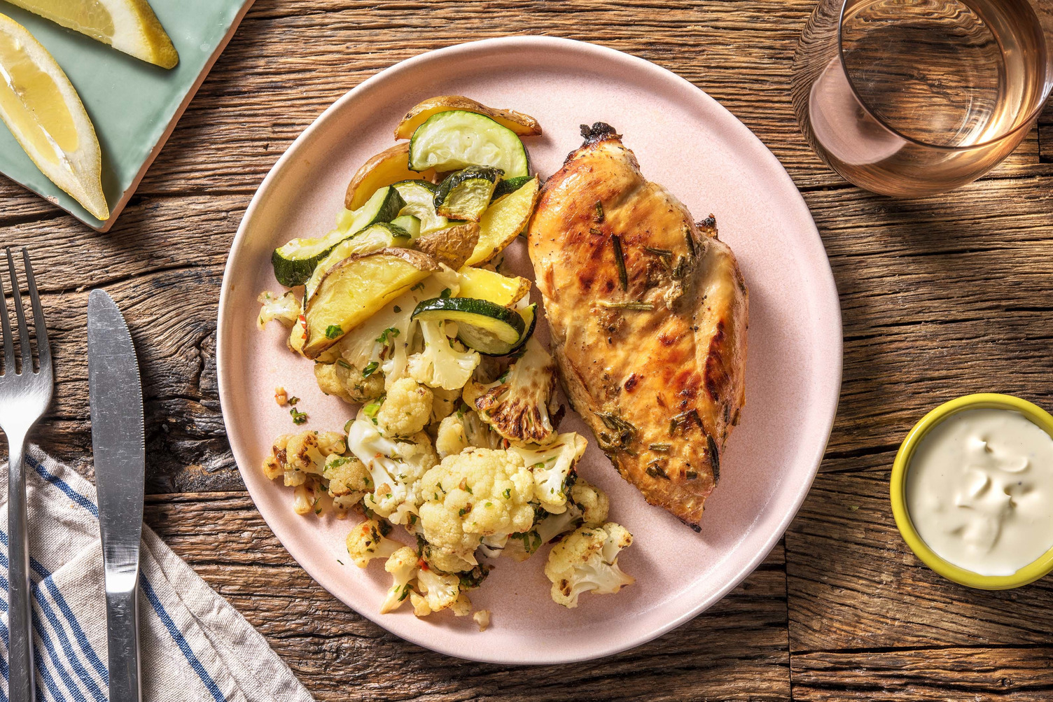 Hähnchenfilet in Honig-Zitronen-Marinade