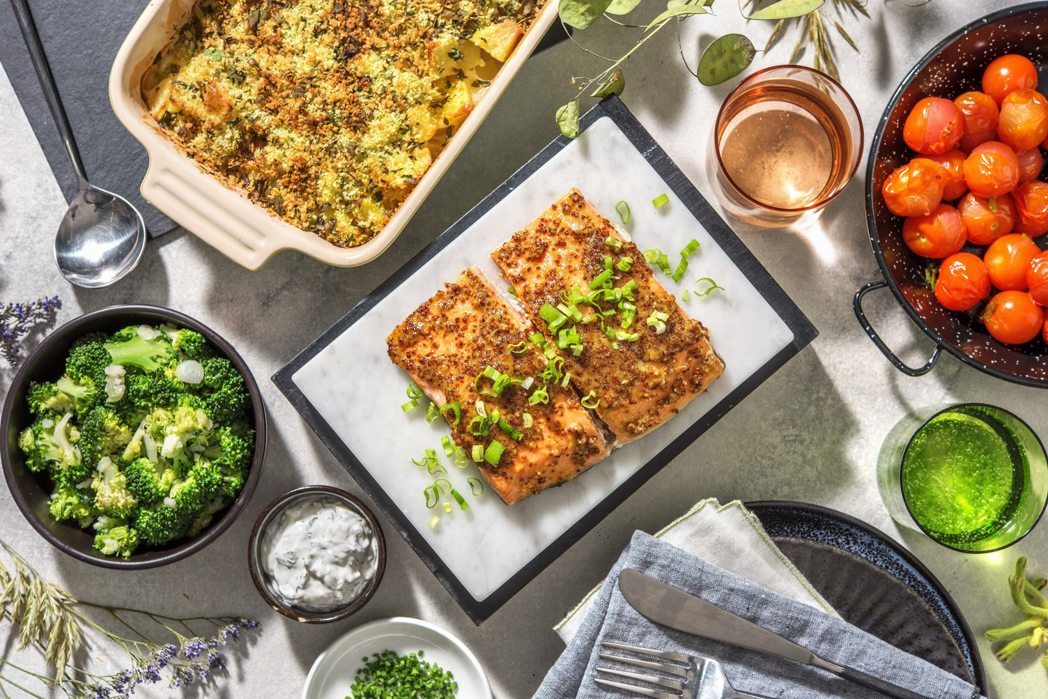 Honig-Senf-Lachsfilet aus dem Varoma