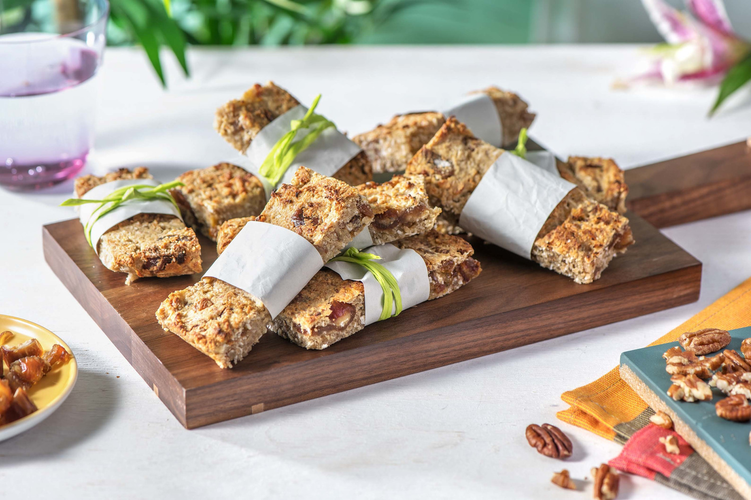 Haverrepen met dadel- en abrikozenstukjes