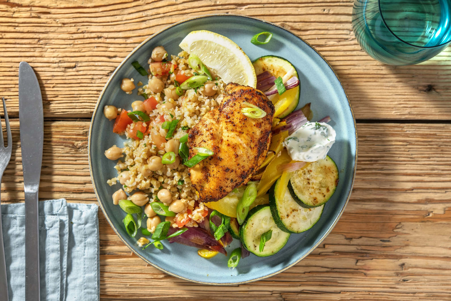 Piri Piri Hähnchenbrust mit Ofengemüse