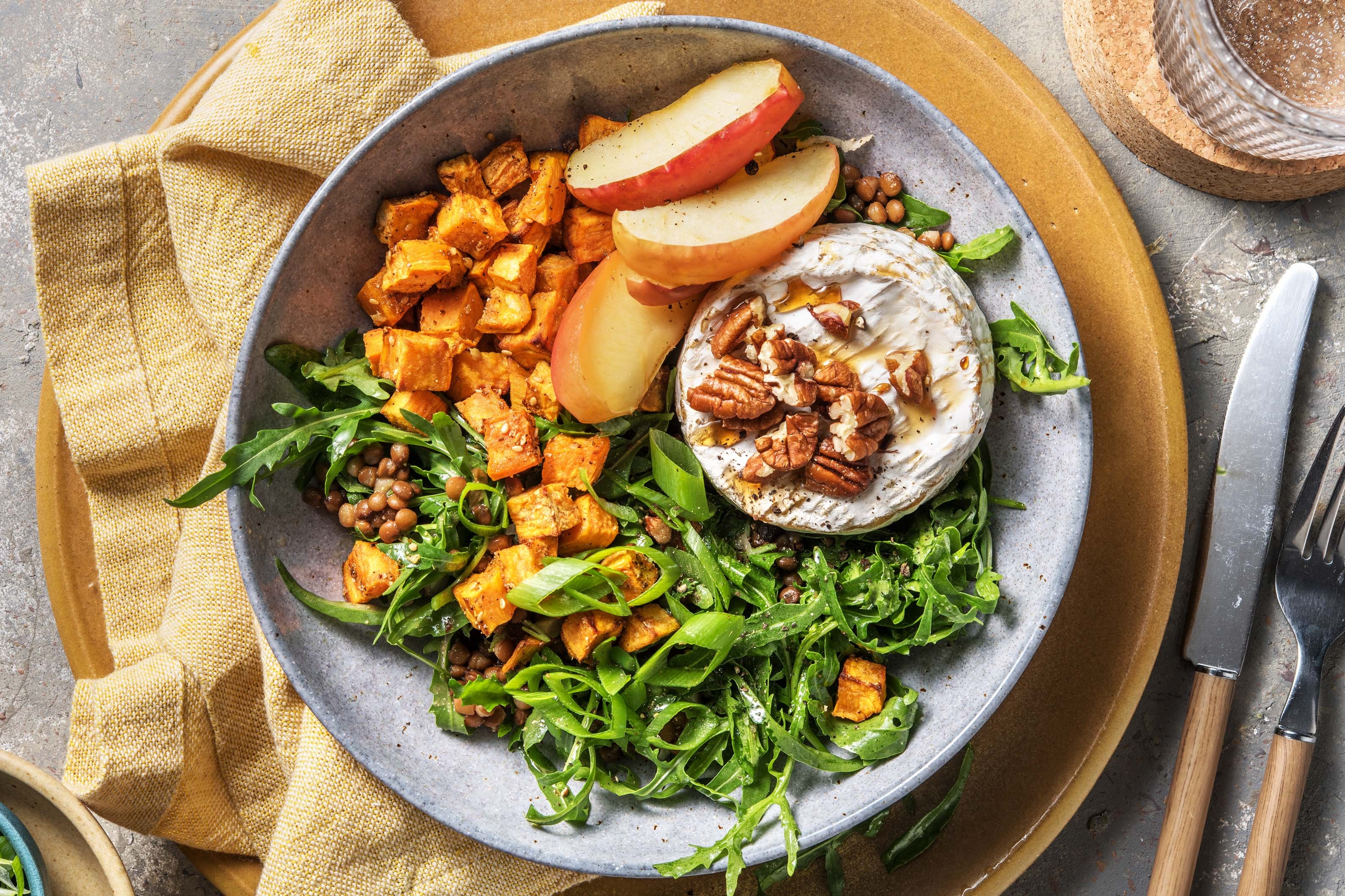 Gebackener Camembert mit Honig