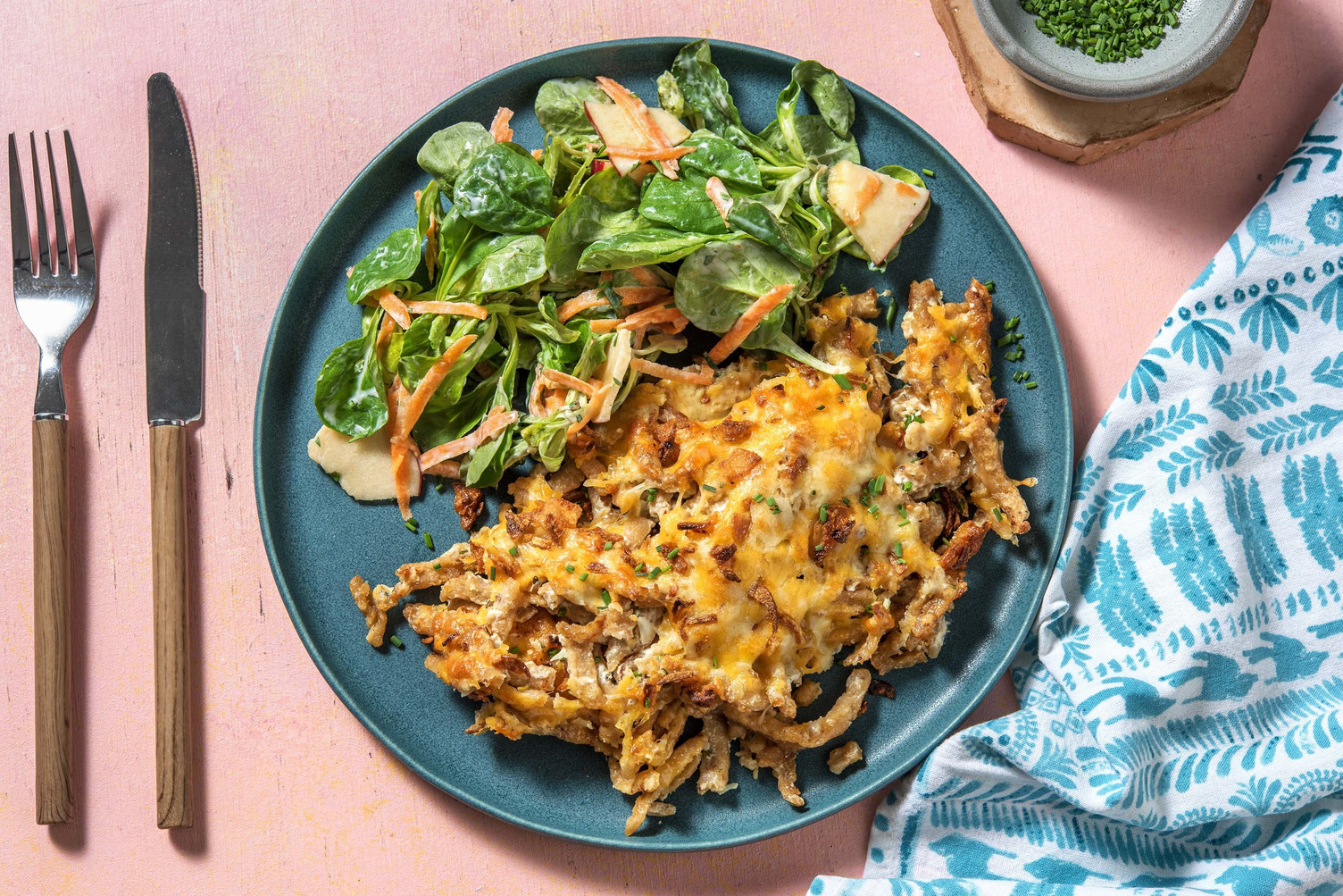 Überbackene Haselnussspätzle