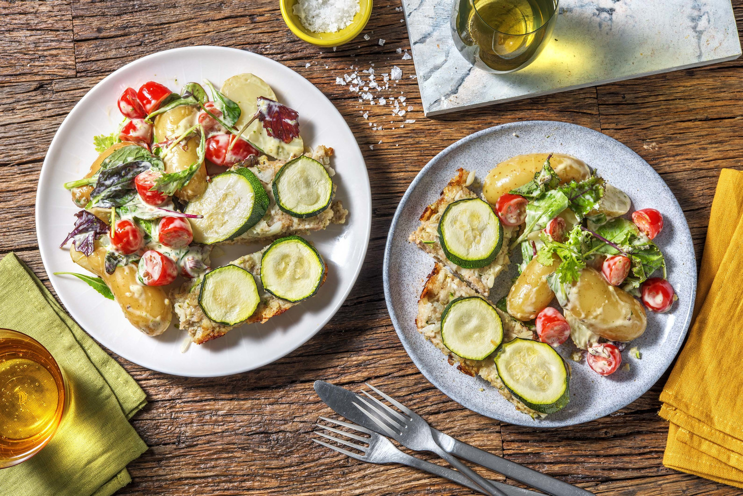 Pain de viande et ses légumes cachés