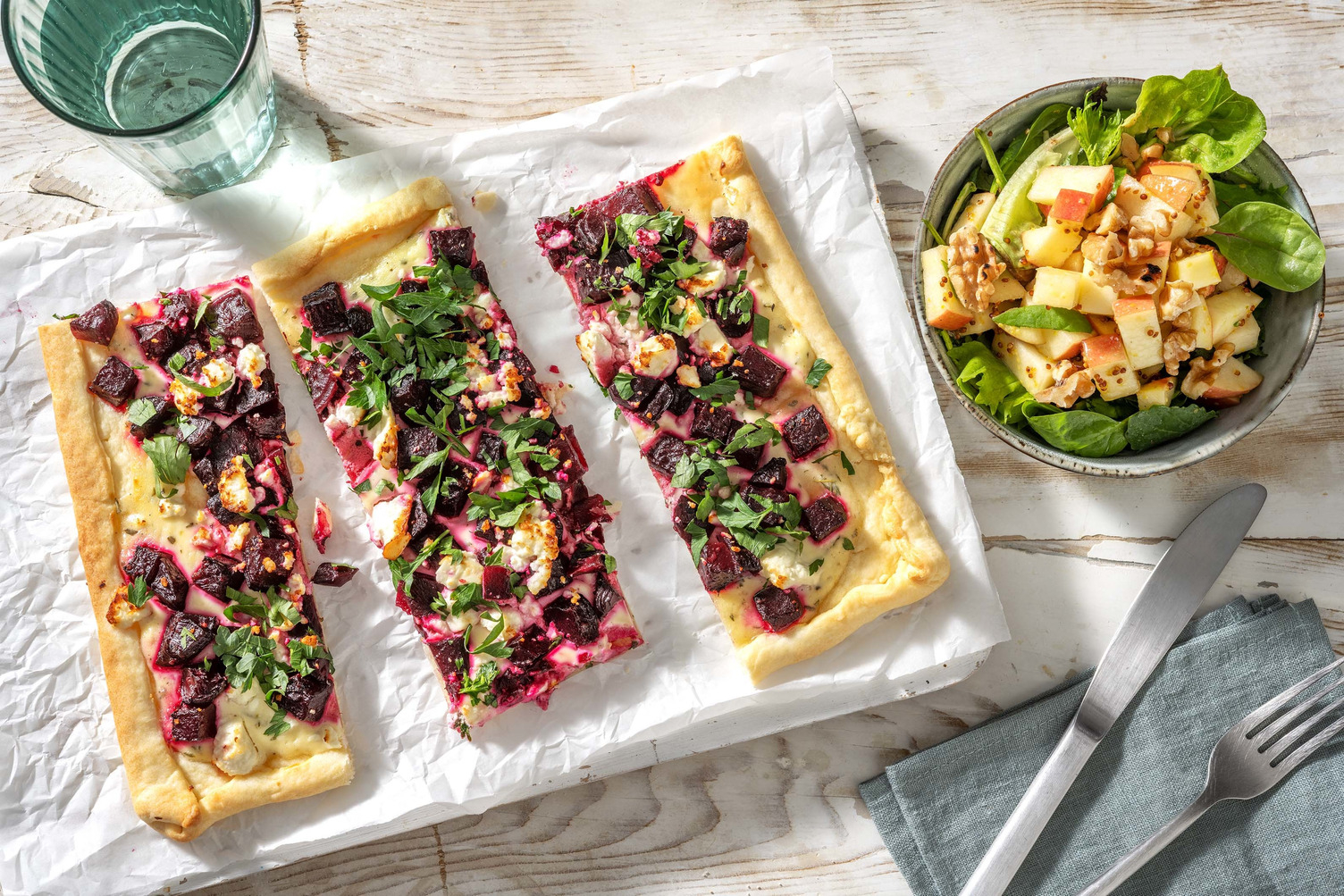 Randen-Galette mit Hirtenkäse