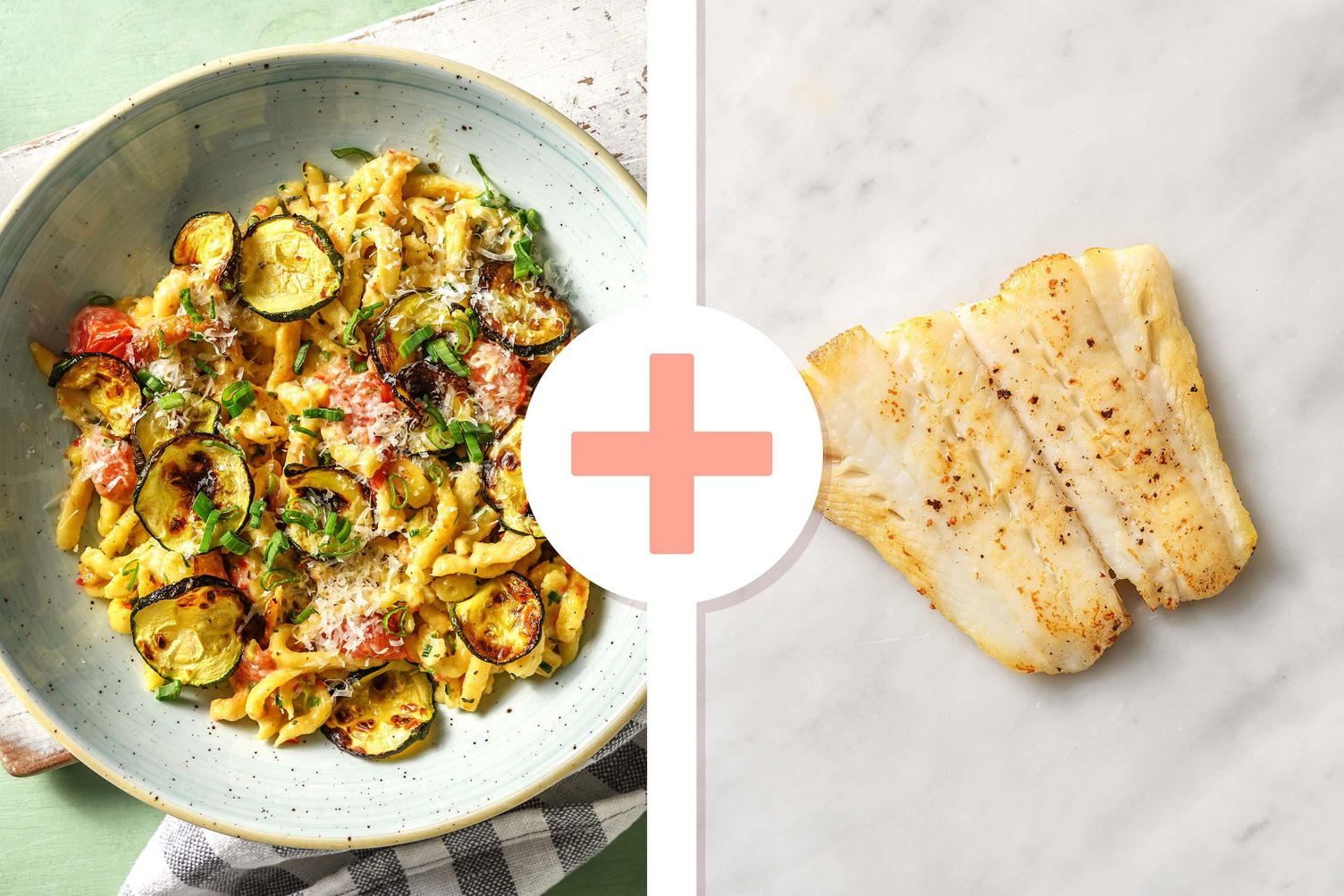 Spätzlepfanne mit extra Heilbutt