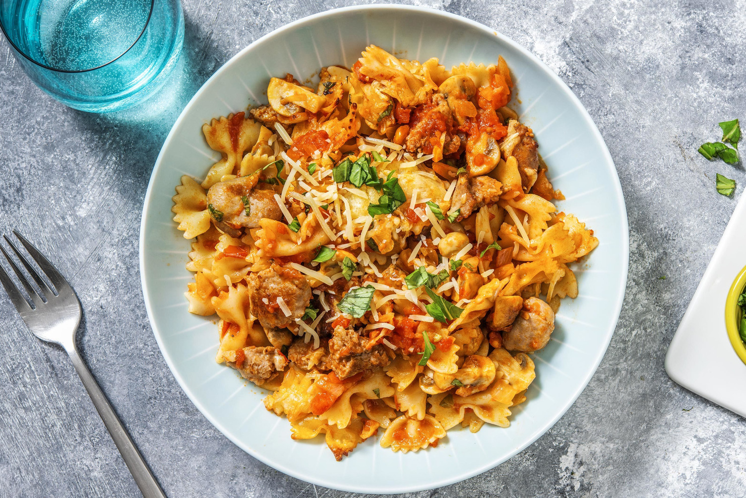 Pastaschotel met Brandt & Levie varkensworst