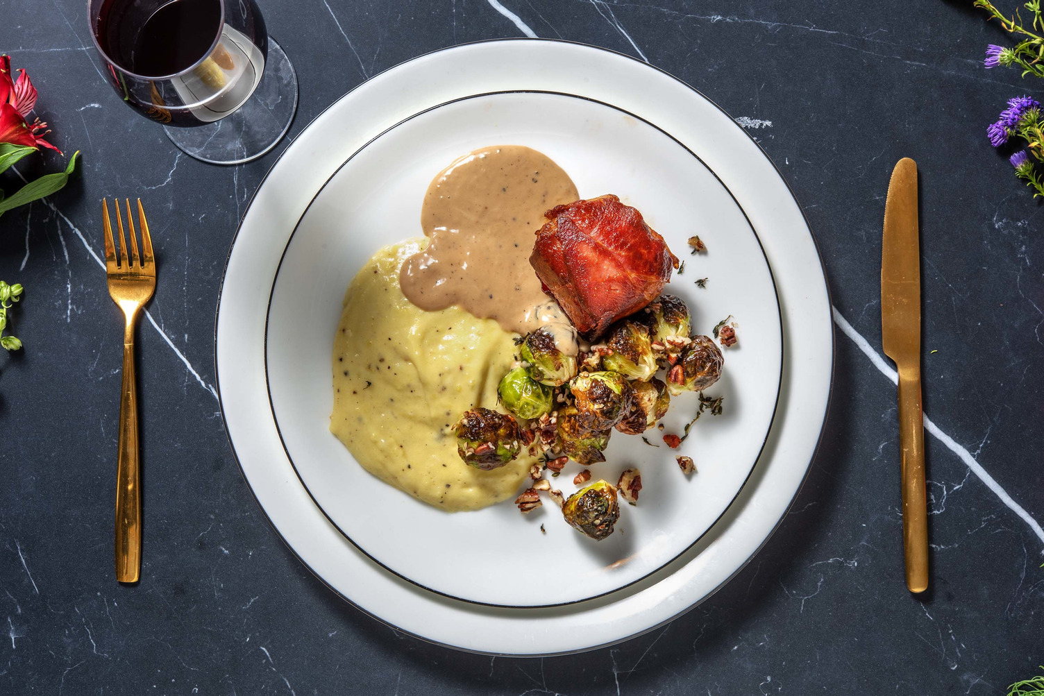 Schweinefilets im Speckmantel