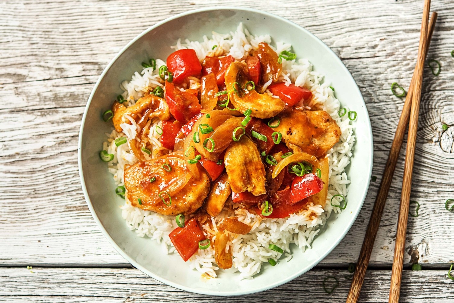 Pouletpfanne süsssauer