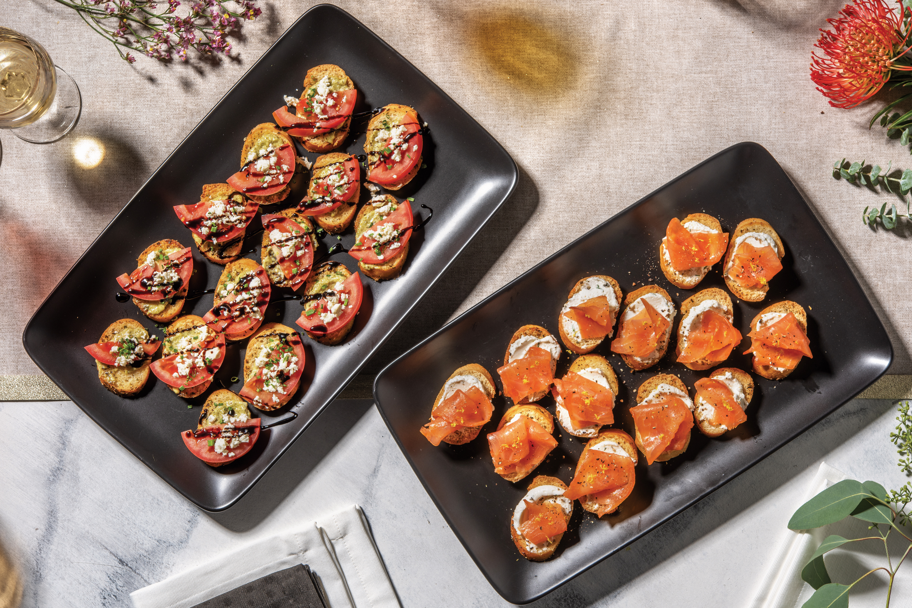 Christmas Crostini Two Ways