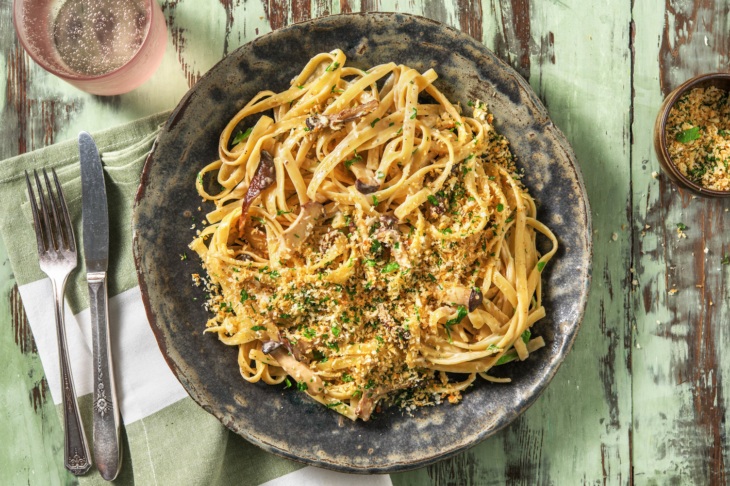 Fettuccine mit Trüffelöl