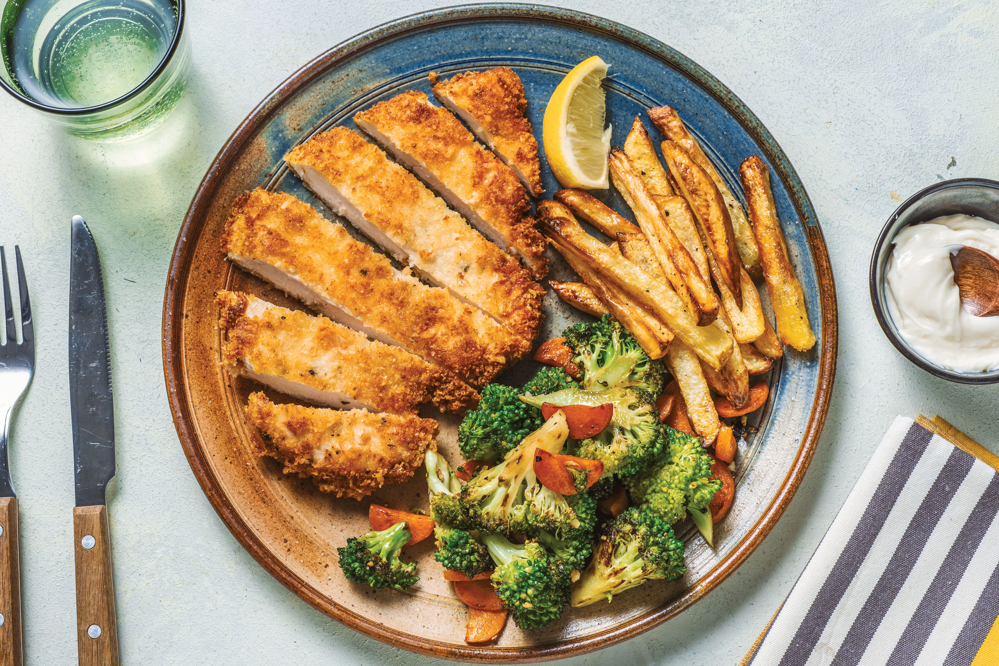 Parmesan-Crumbed Chicken