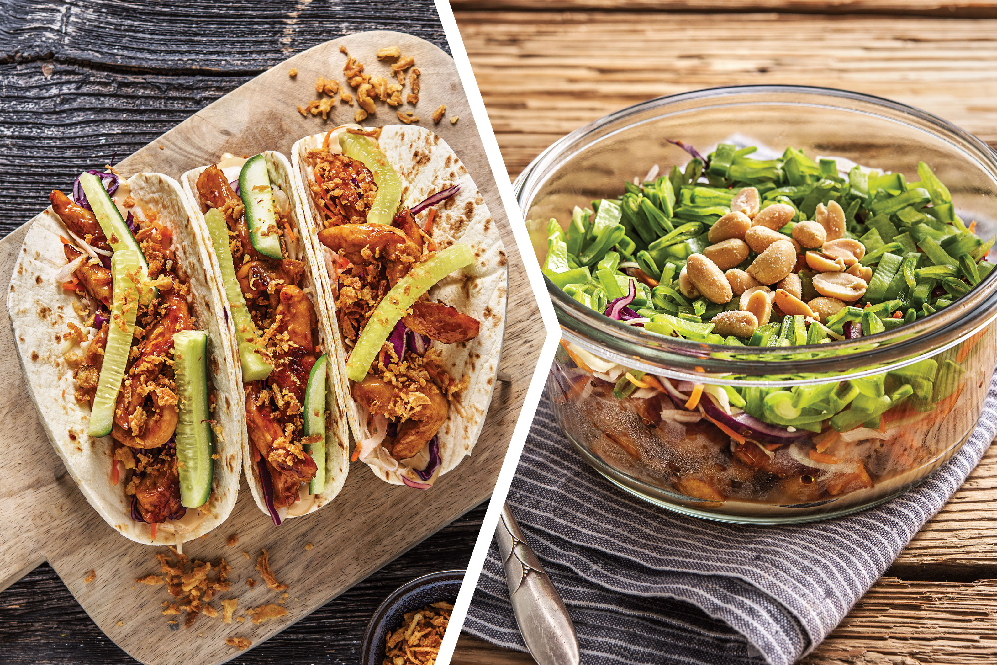 Asian Chicken Tacos for Dinner