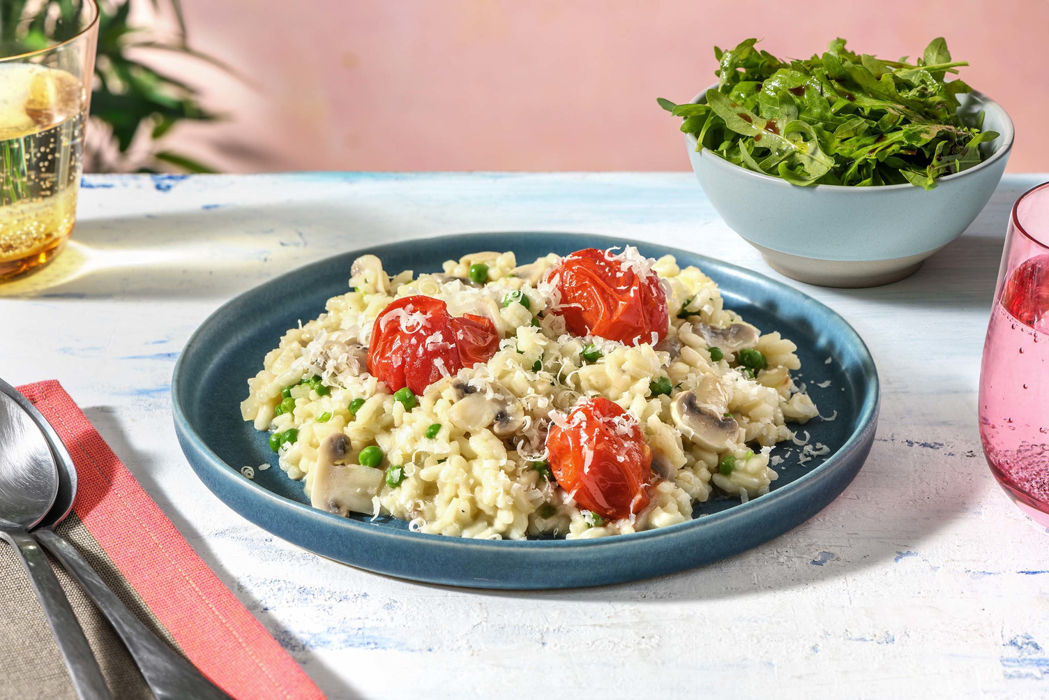 Truffelrisotto met groenten en parmigiano reggiano