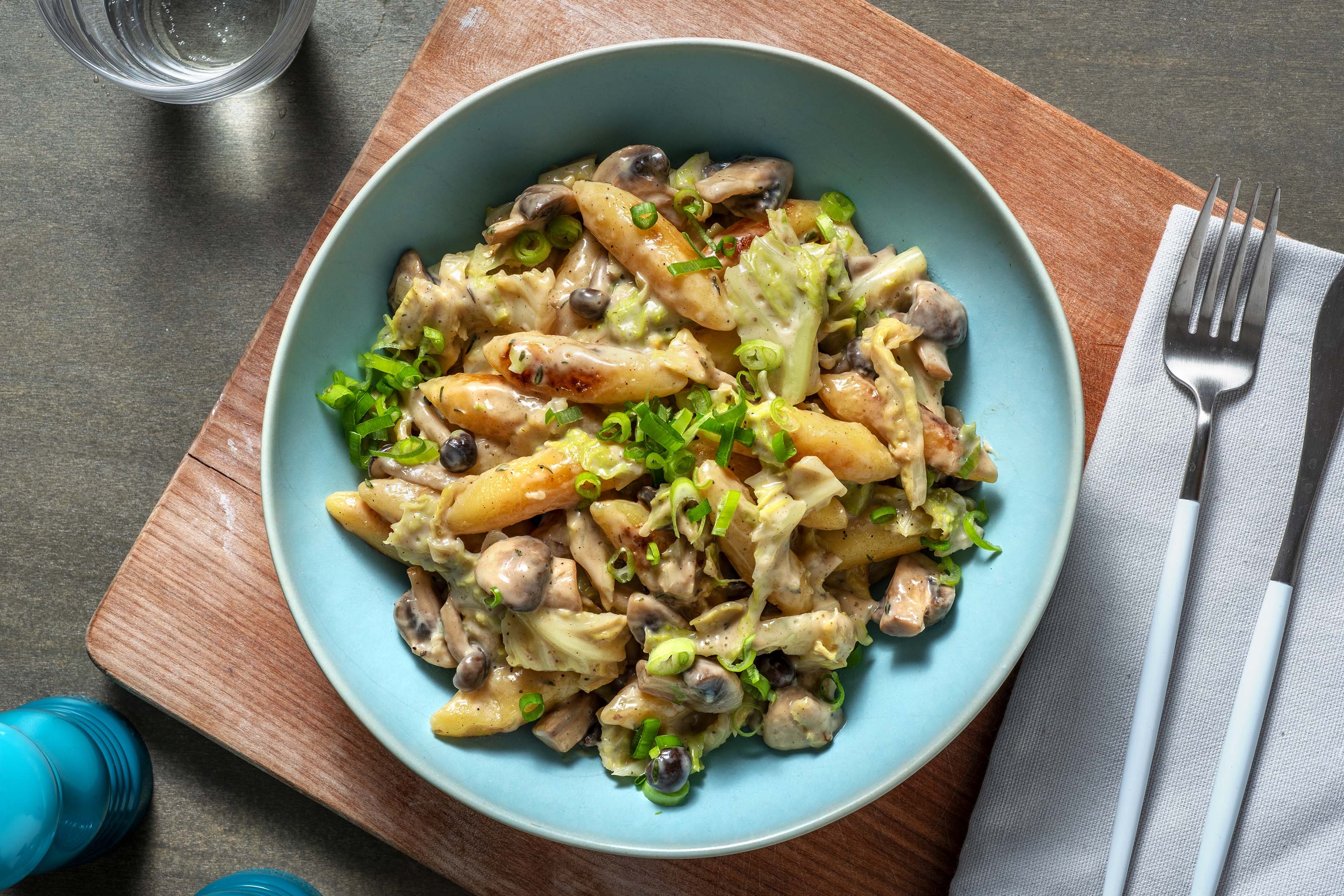 Schupfnudeln in Hafer-Crèmesoße