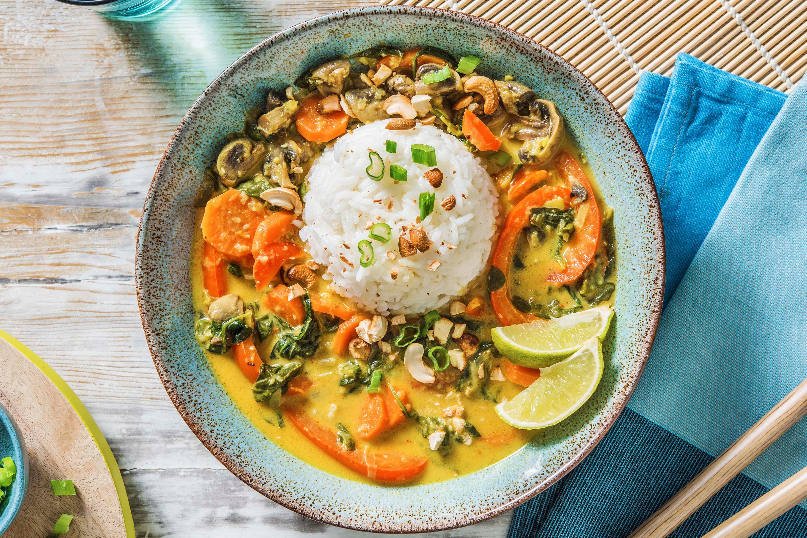 Selbst gemachtes Kokoscurry