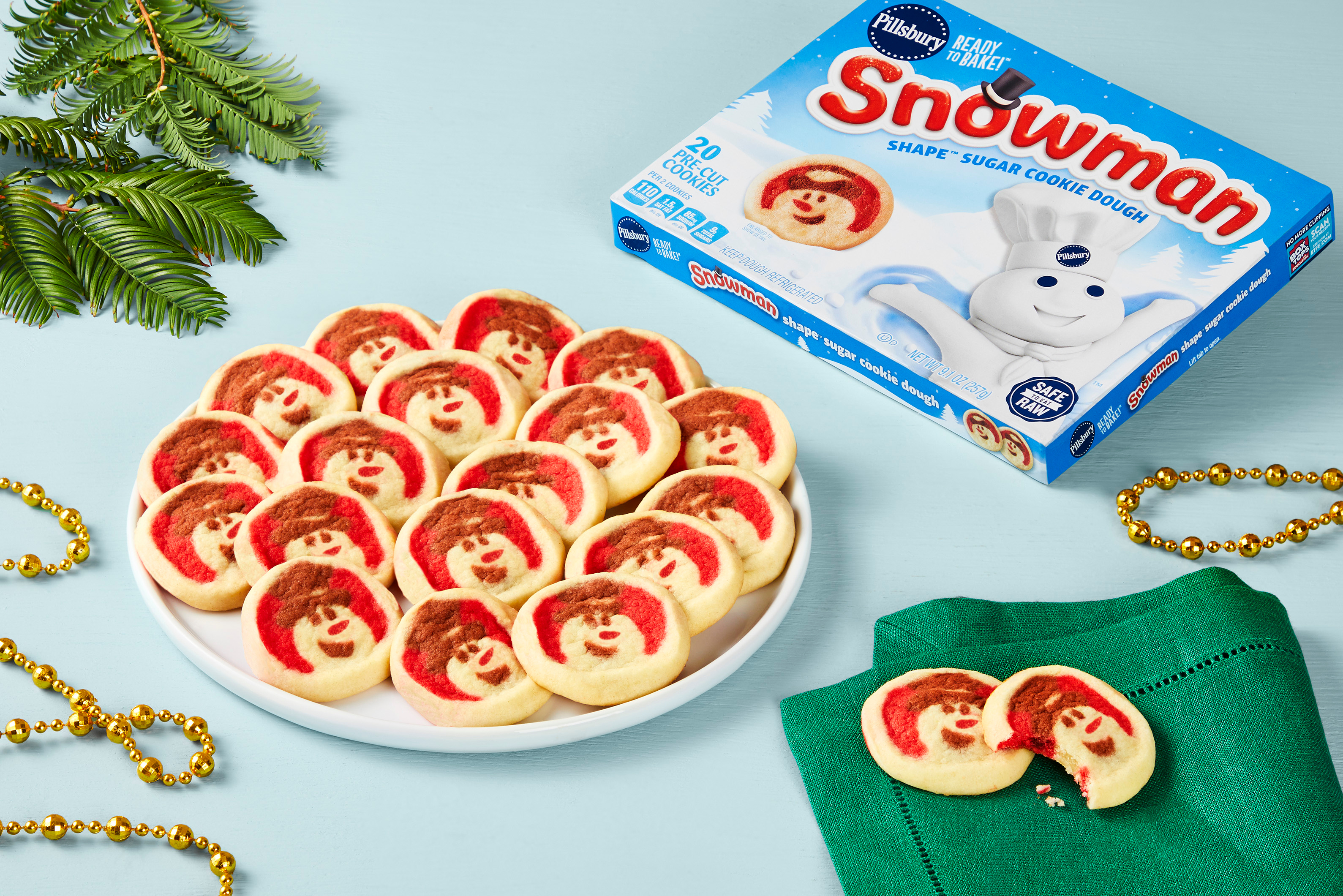 Pillsbury Snowman Cookie Dough