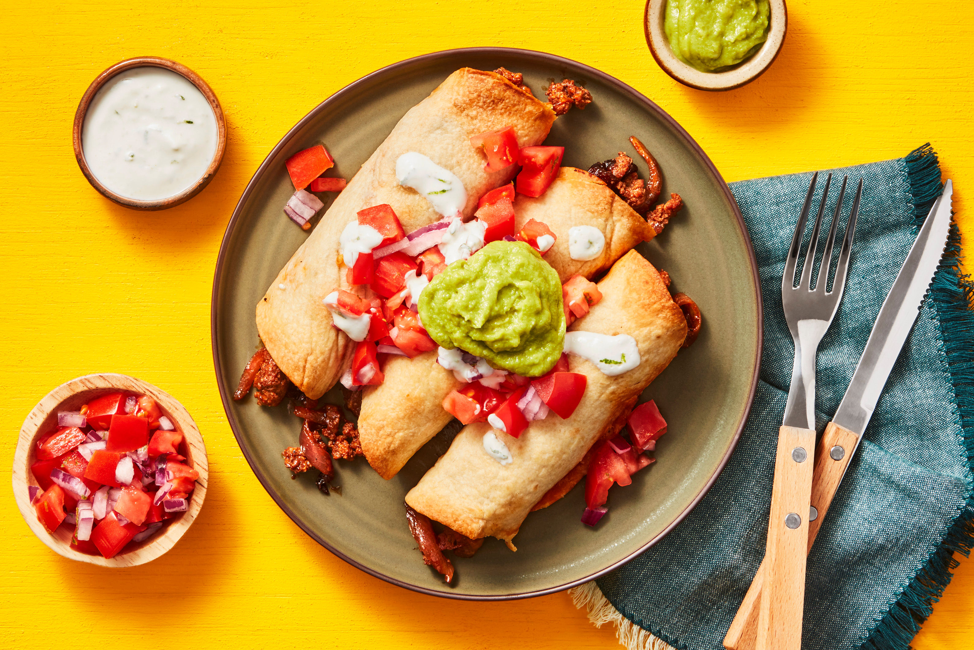 Beef Flautas Supreme